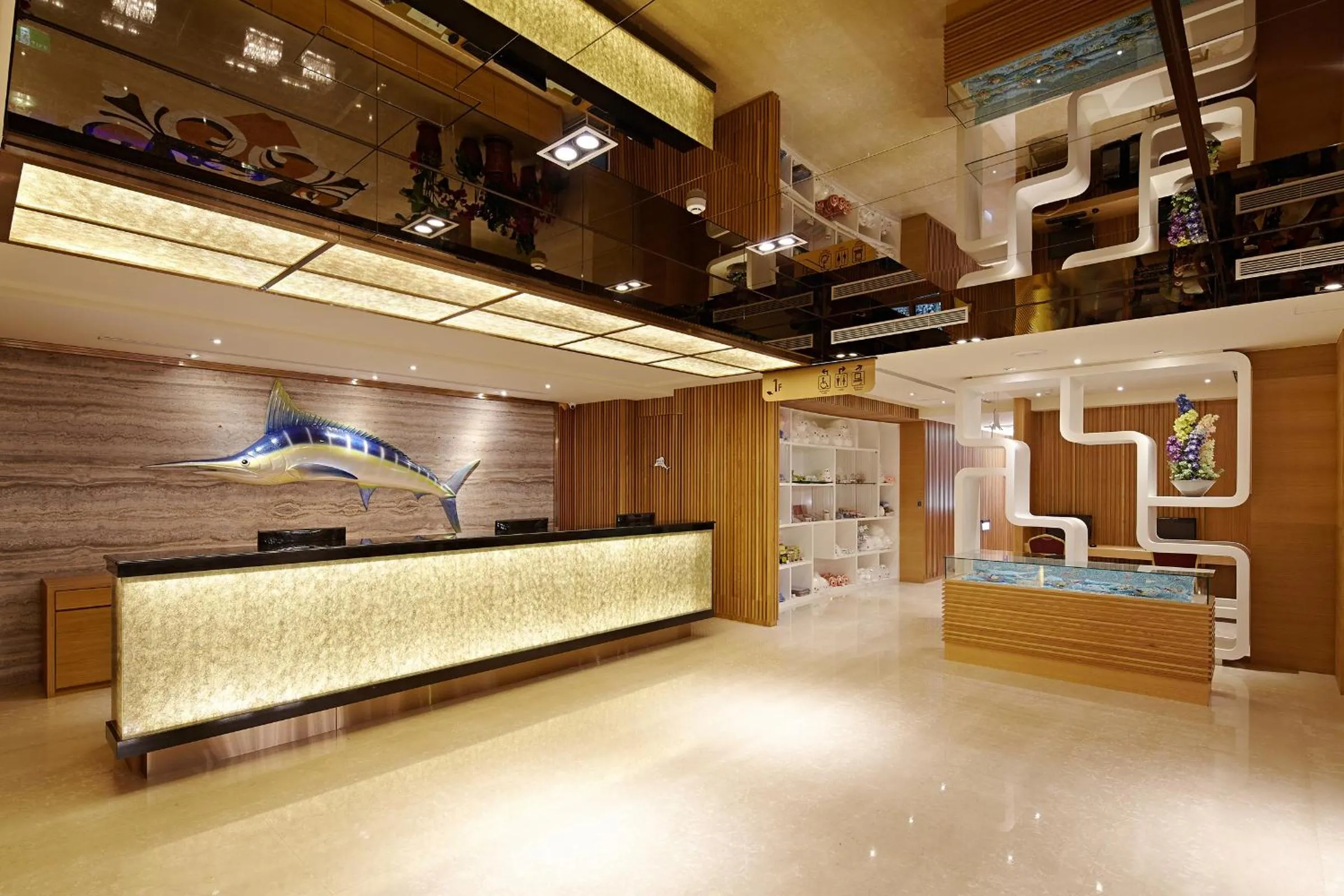 Lobby or reception in Fish Hotel Taitung