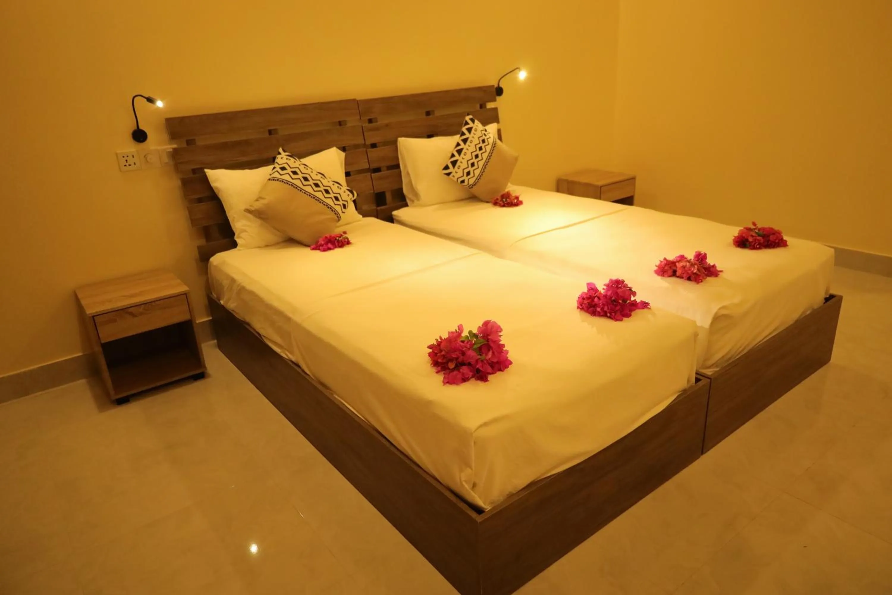 Bed in Charming Holiday Lodge