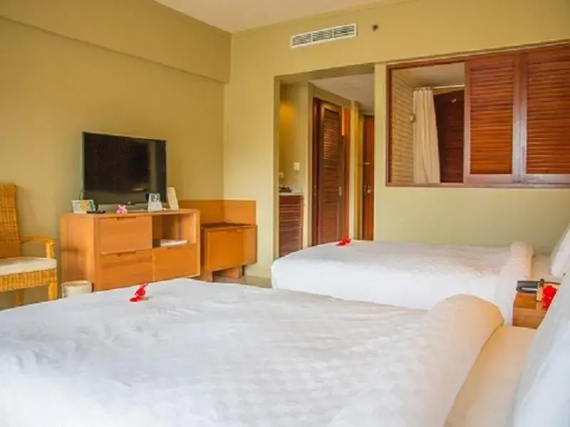 Bed in Palau Royal Resort Bed in Palau Royal Resort