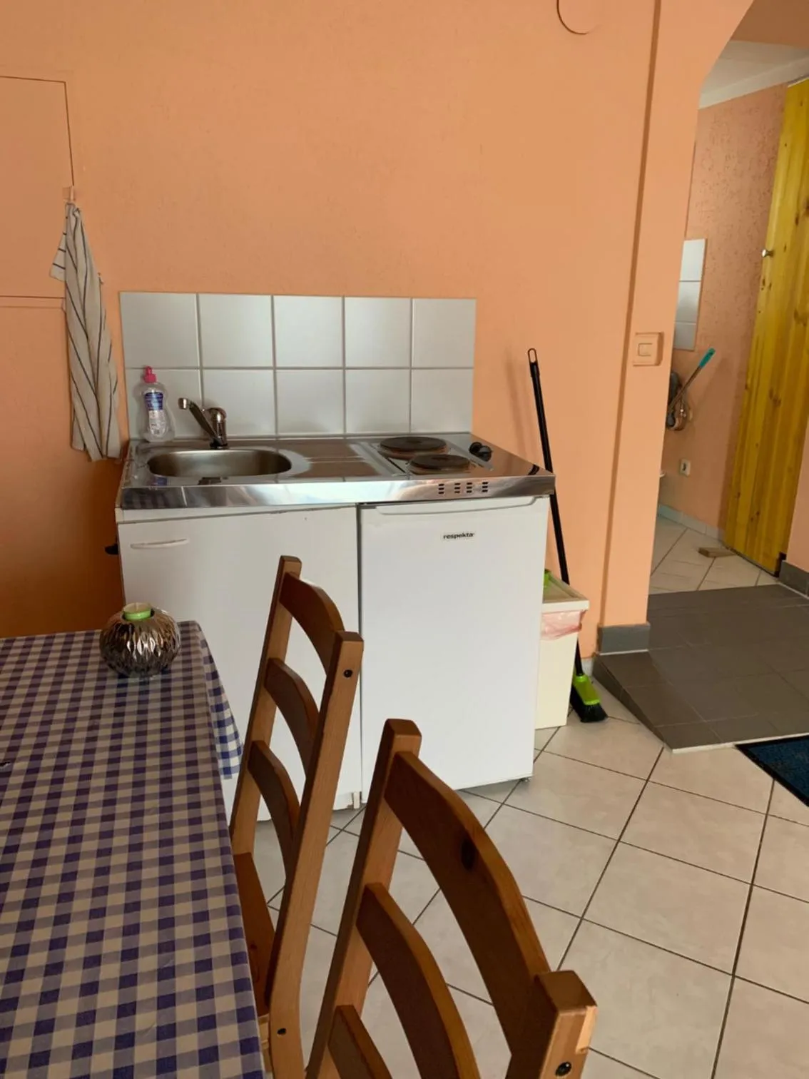 Kitchen or kitchenette in Belle Vue Apartrooms