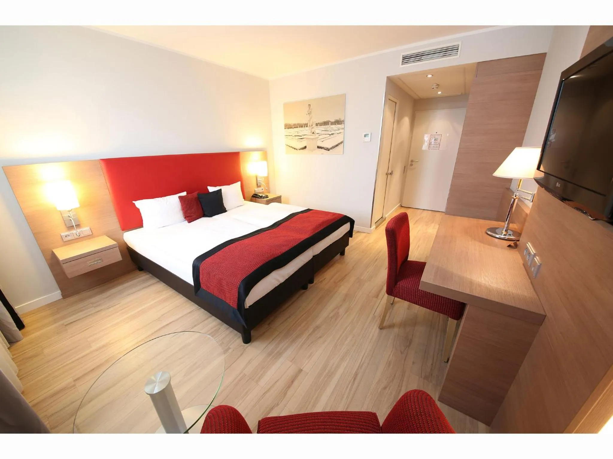 Decorative detail, Bed in Congress Hotel am Stadtpark