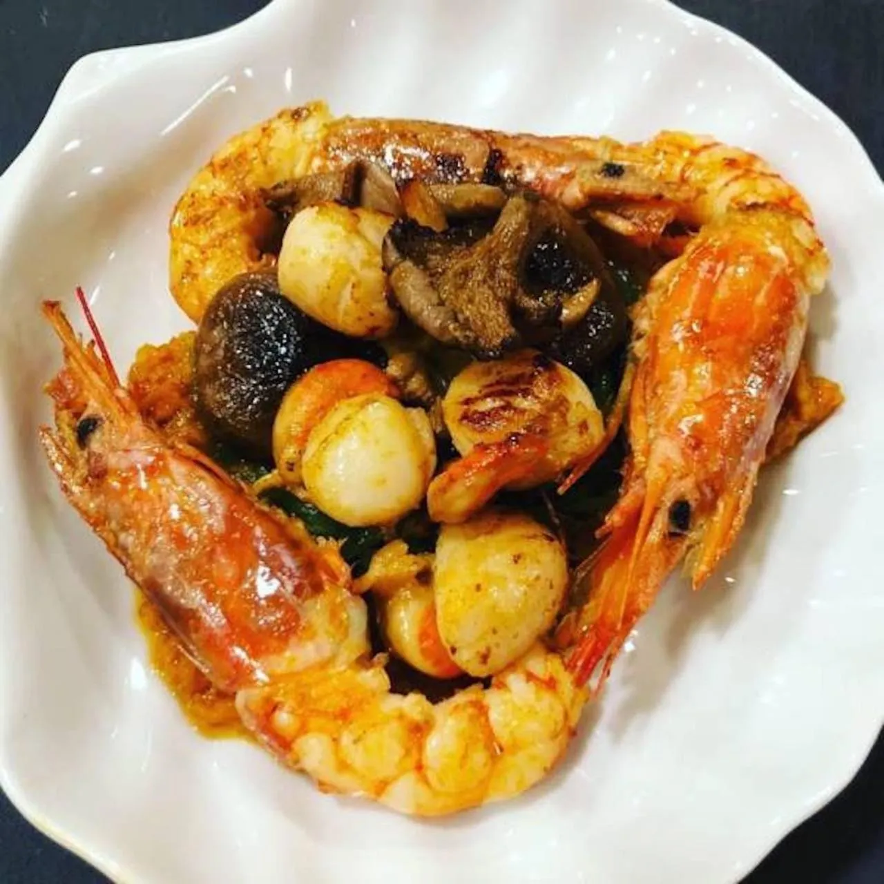 Food close-up in Hotel Sena