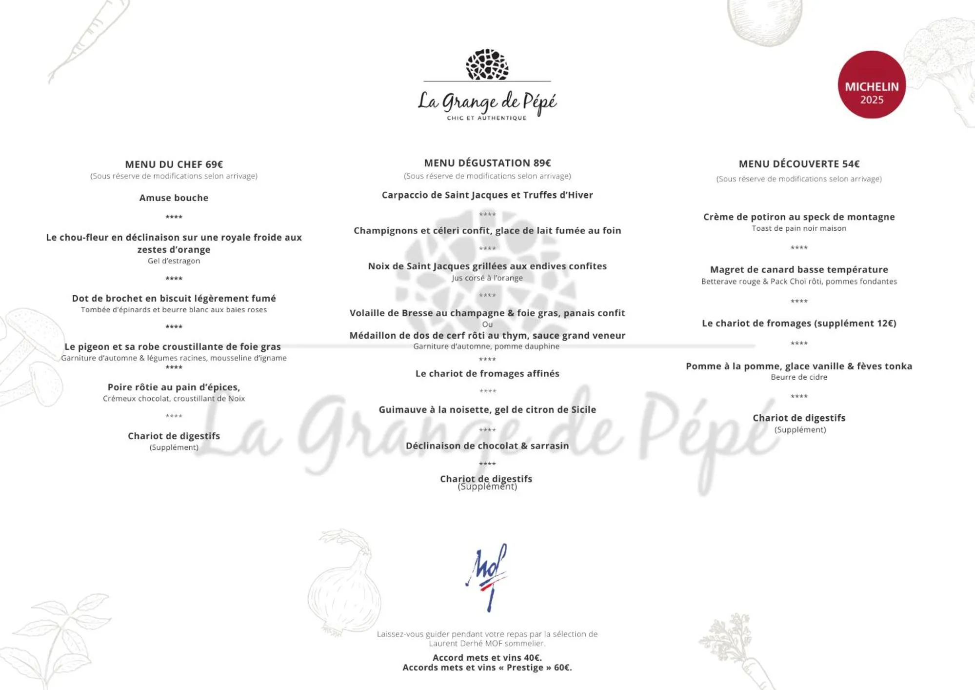 Restaurant/places to eat in Domaine de Suzel Hôtel & Spa