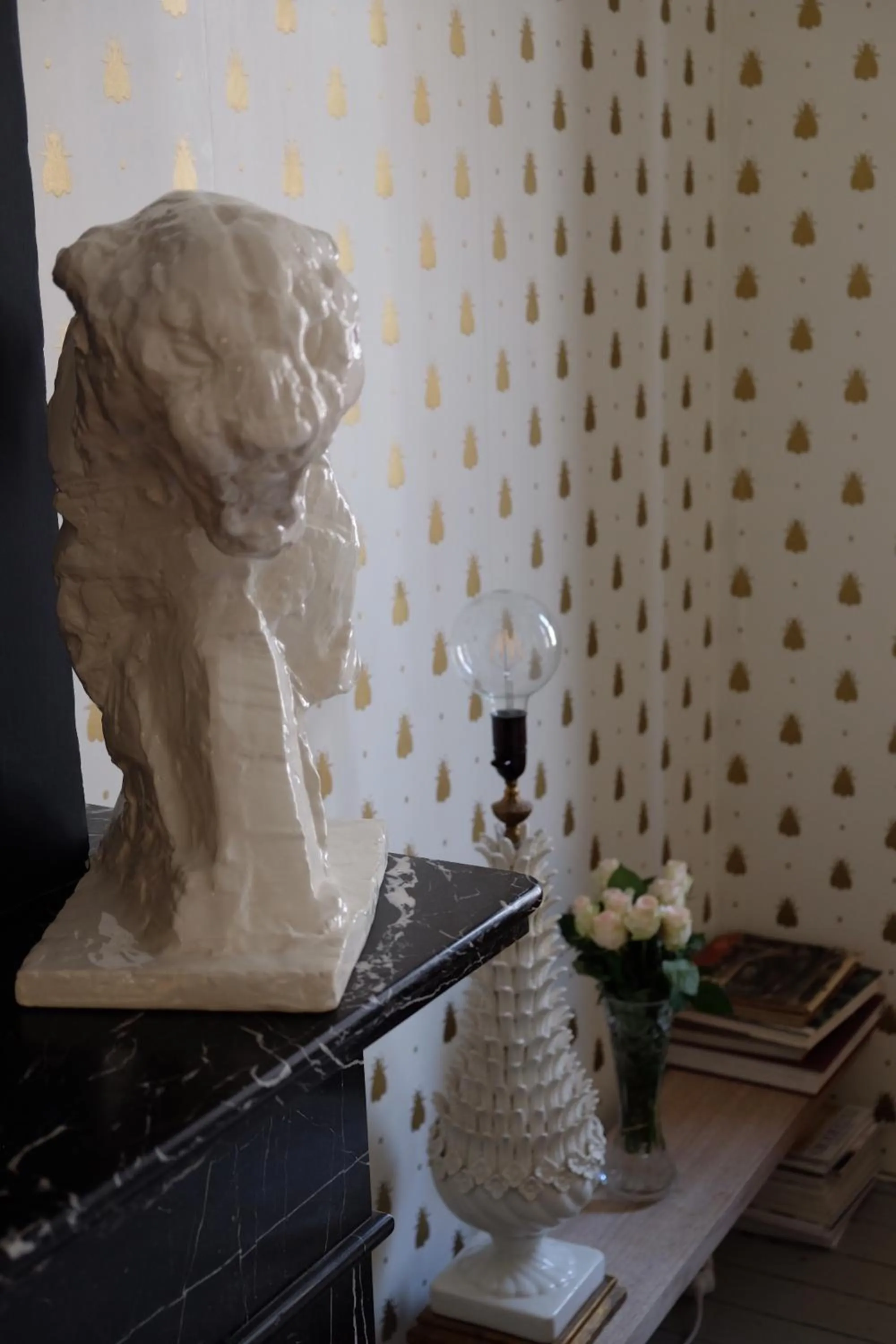 Decorative detail in B&B Villa Thibault