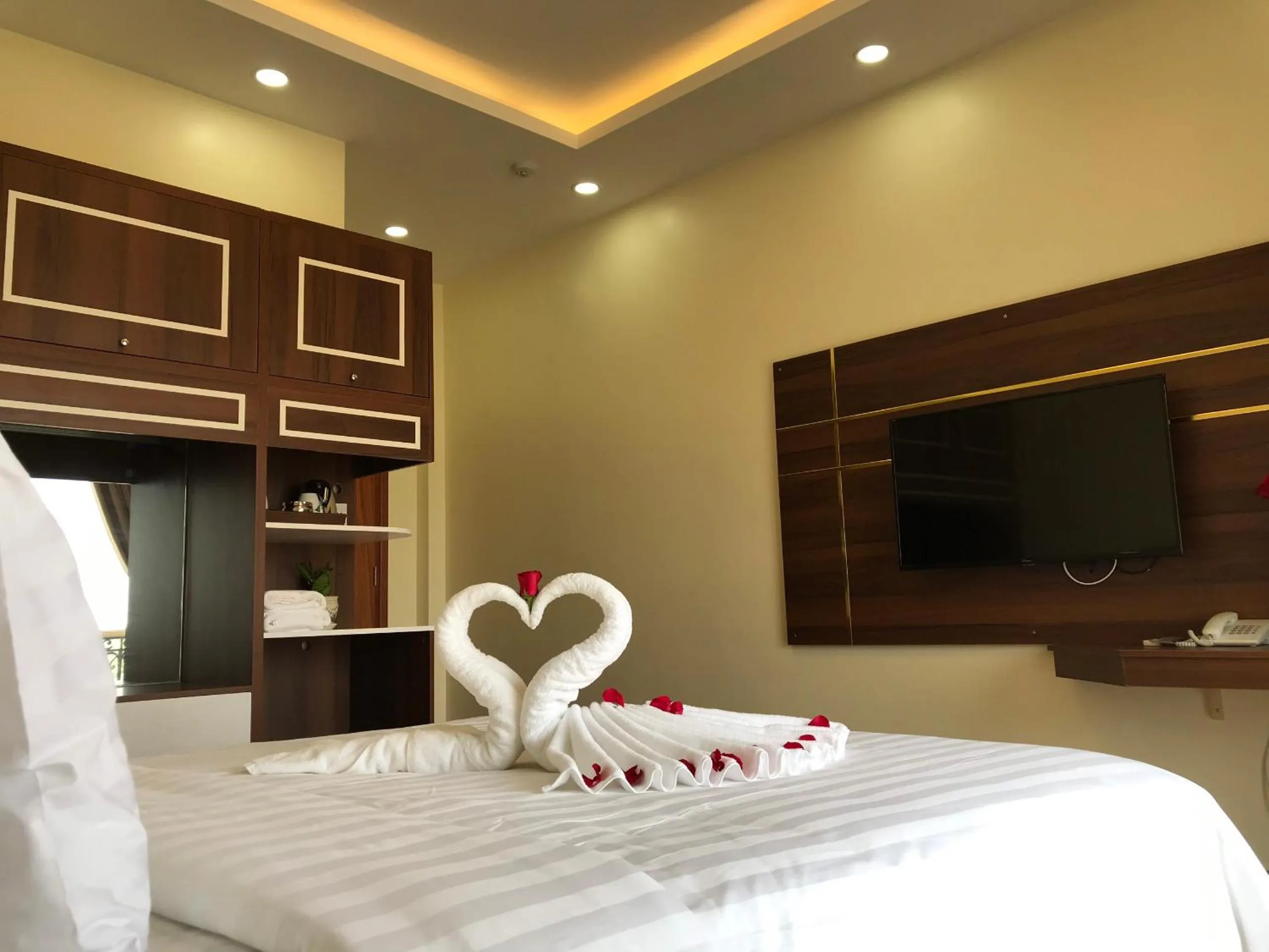 Bed in Winston Hotel Riverside