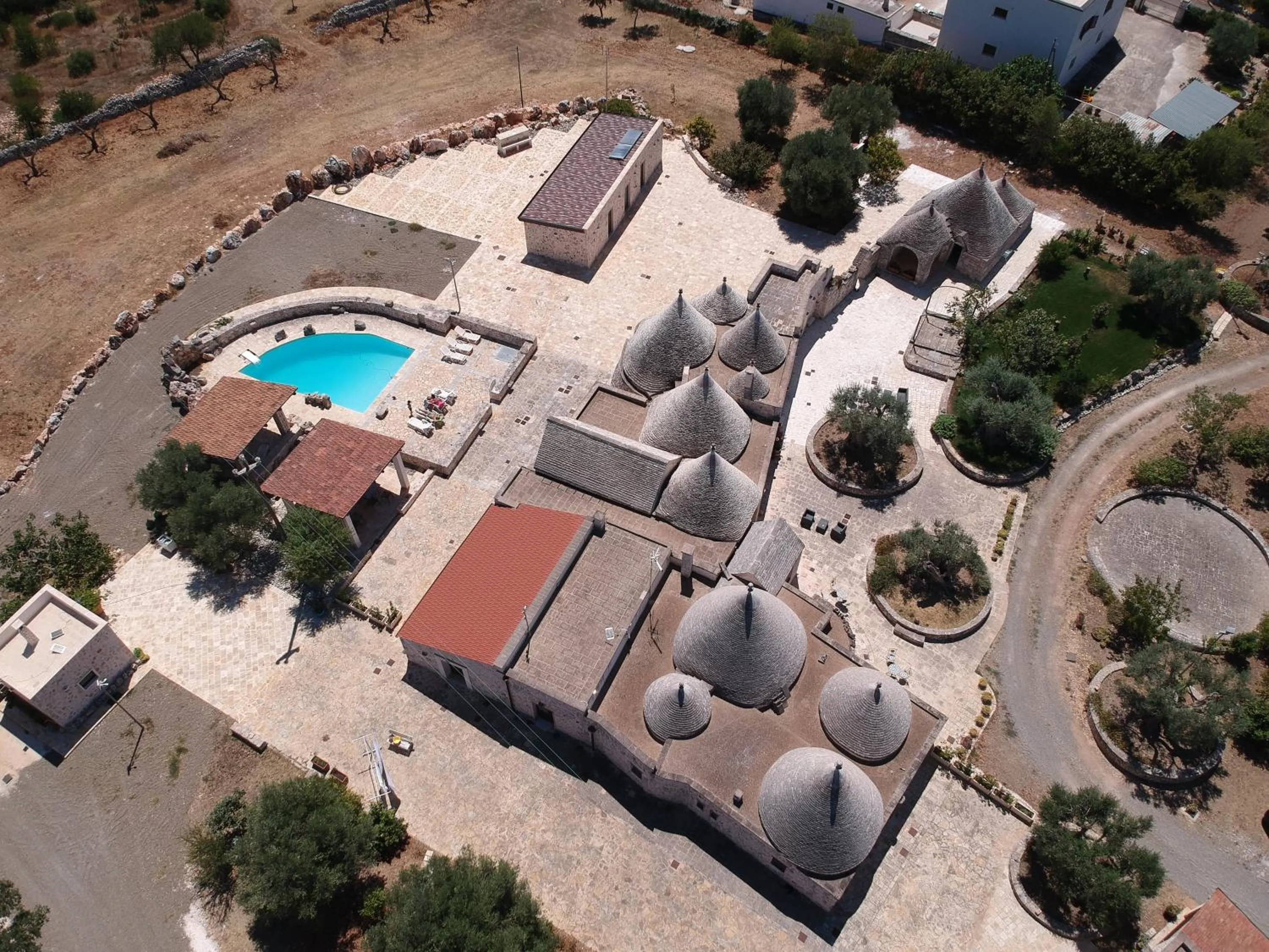 Bird's eye view in Resort Masseria Cecato