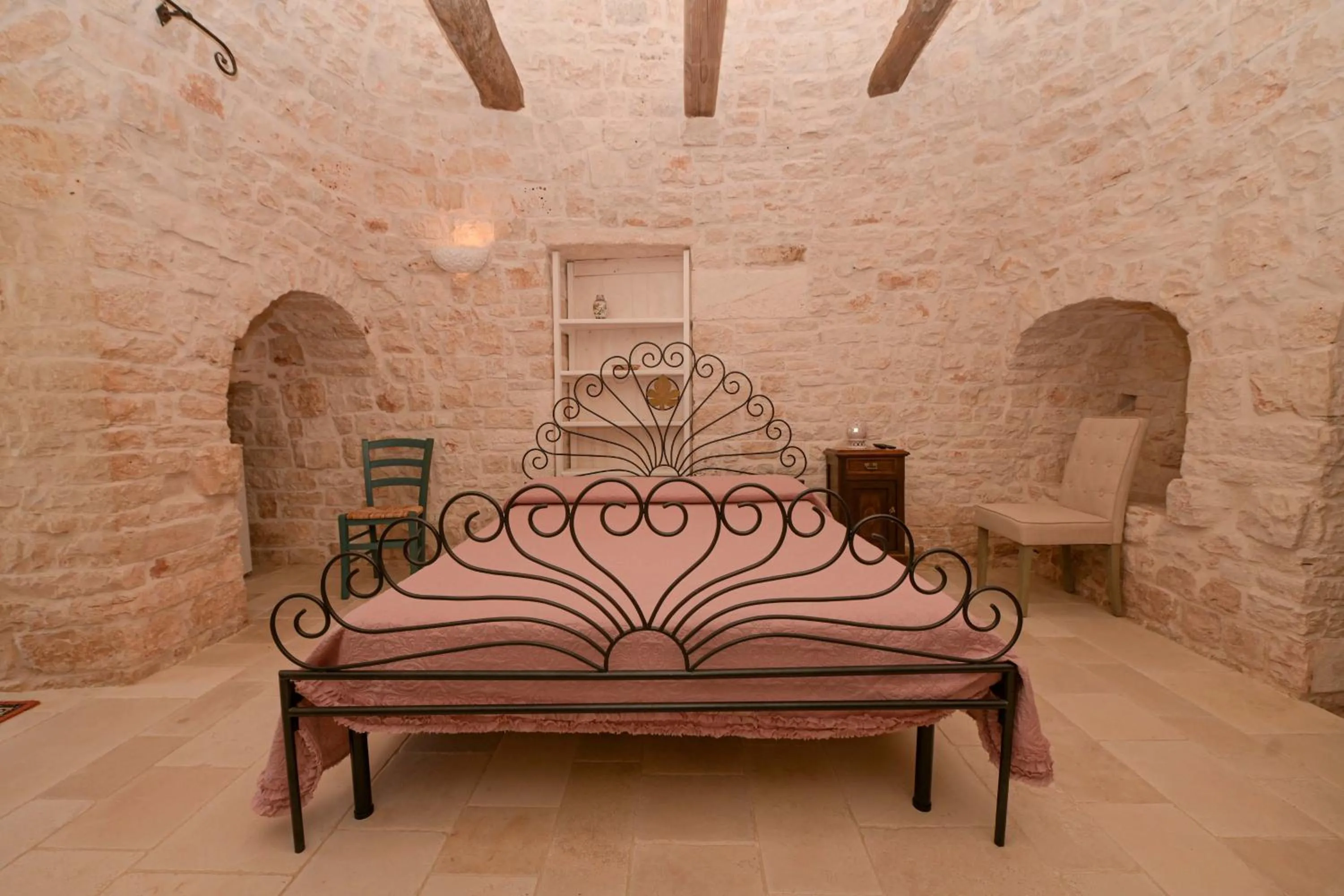 Bed in Resort Masseria Cecato