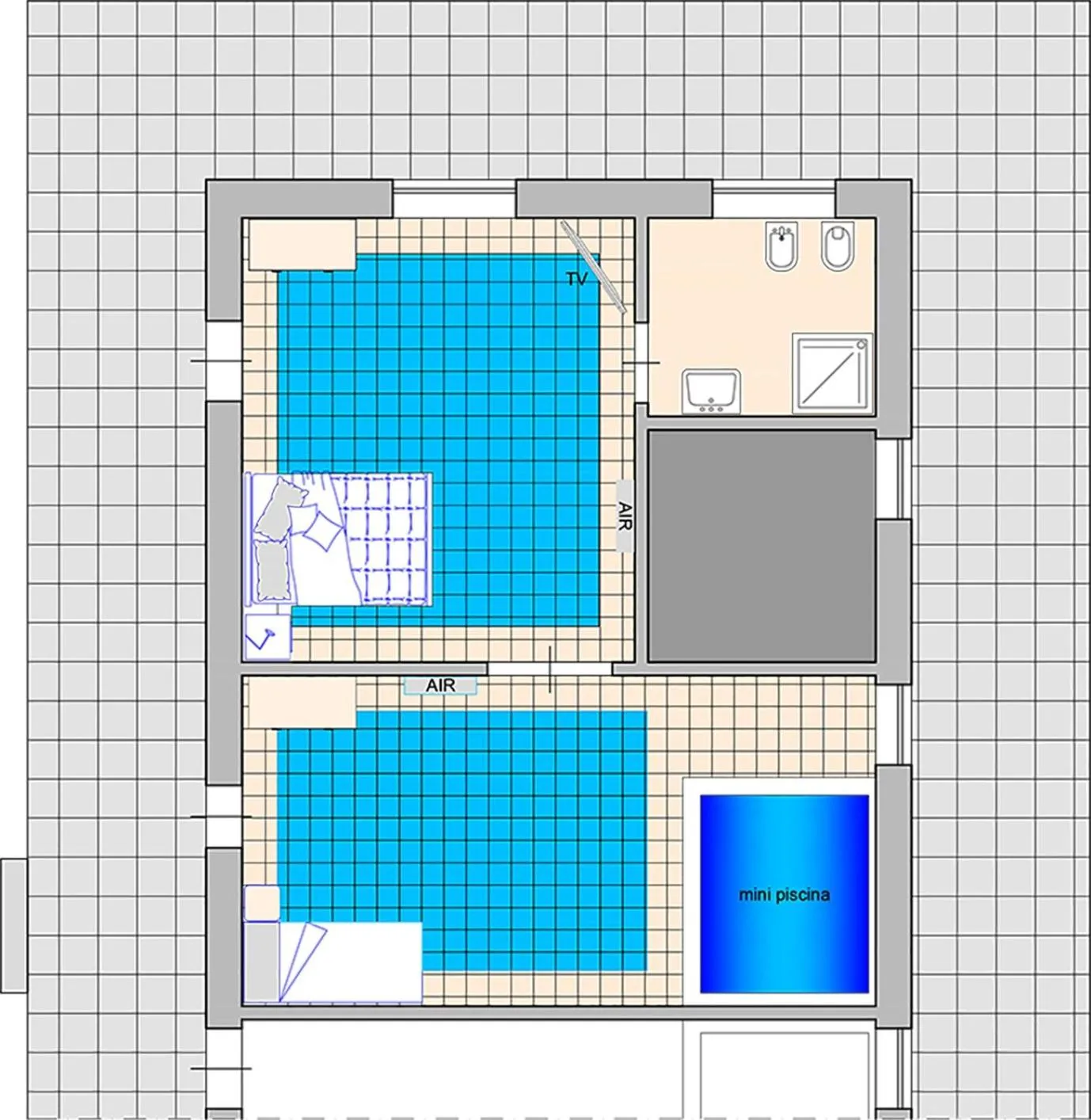 Floor plan in Resort Masseria Cecato