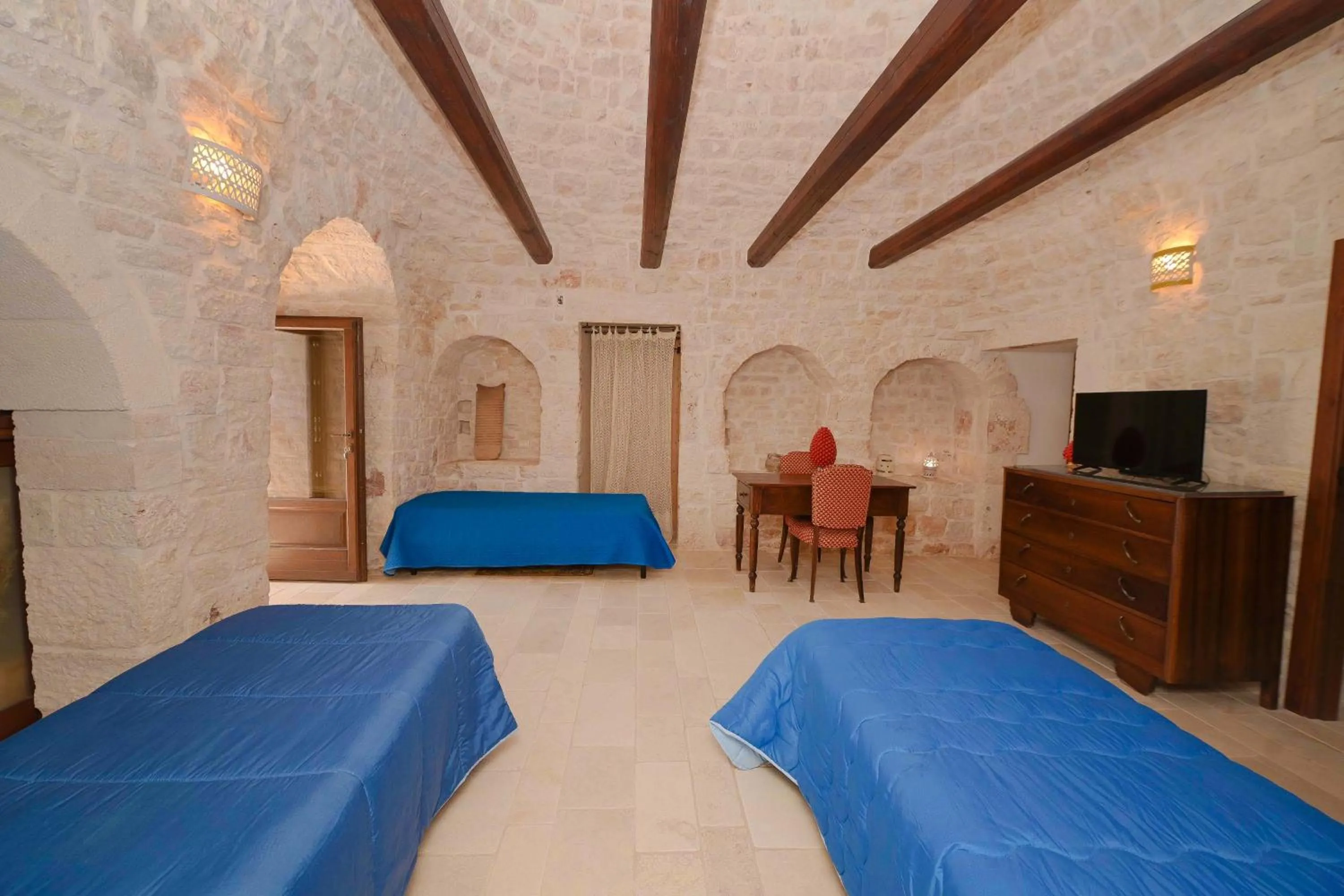 Bedroom, Bed in Resort Masseria Cecato