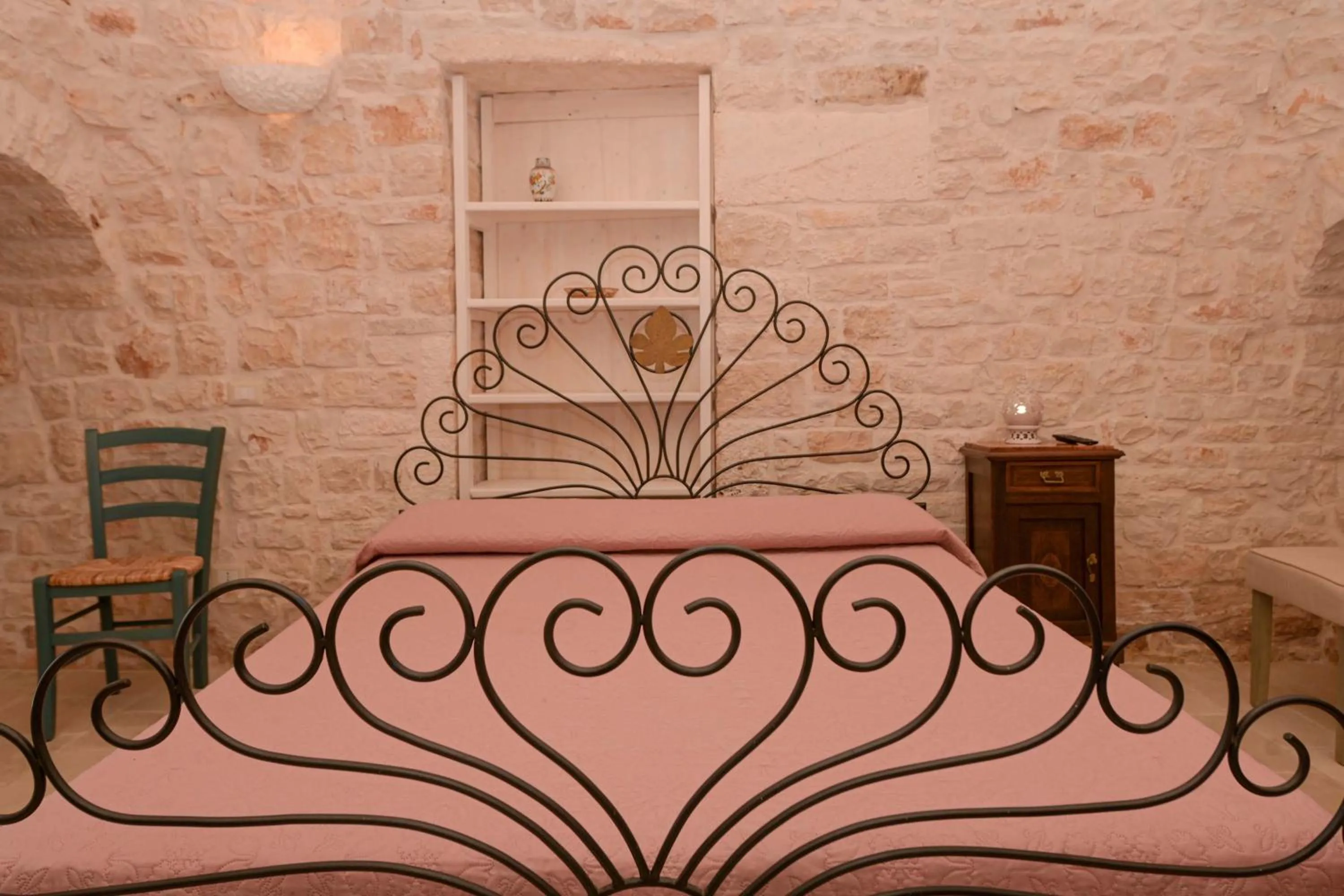 Bed in Resort Masseria Cecato