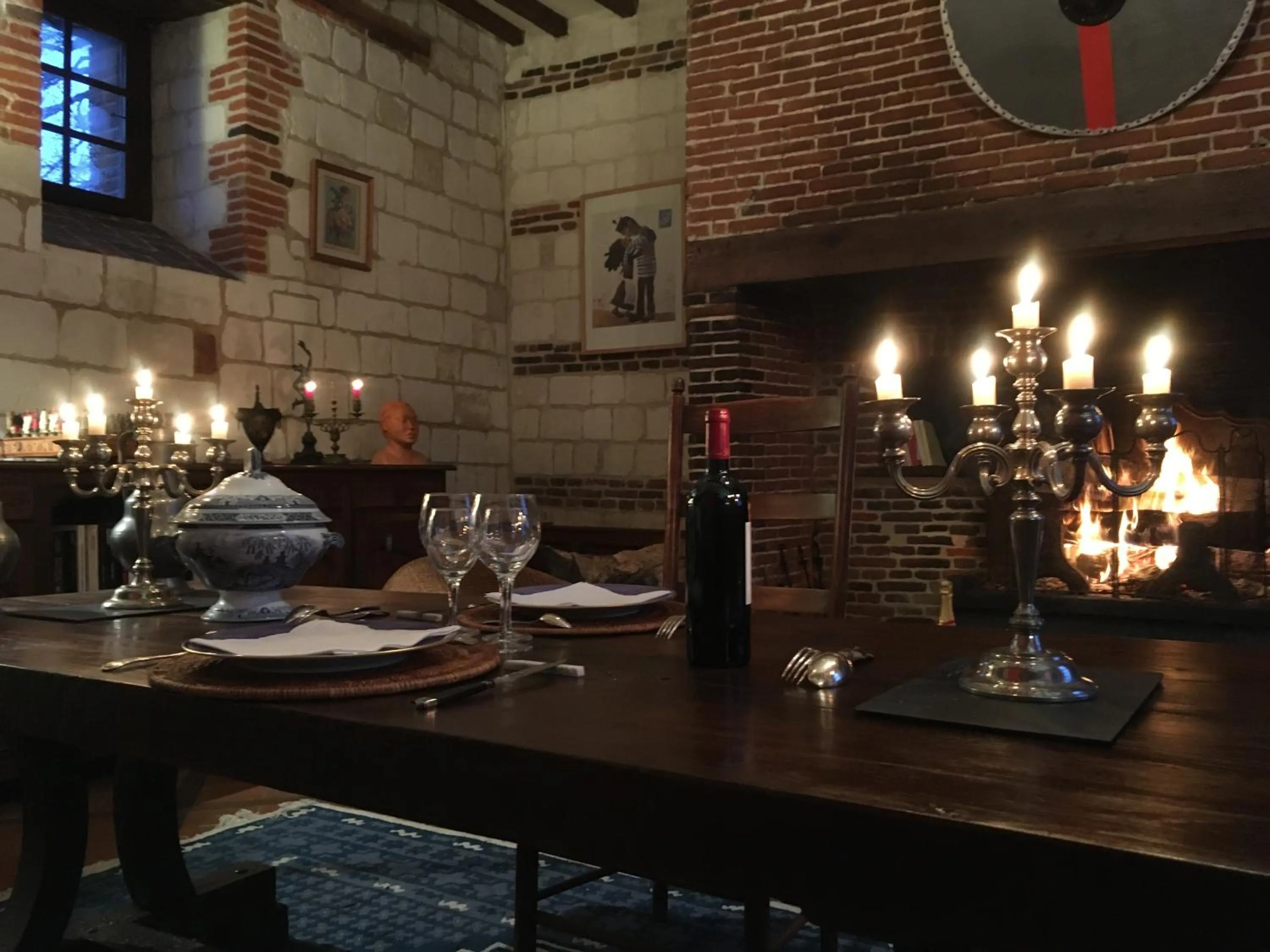 Dining area in Château d'Harcelaines