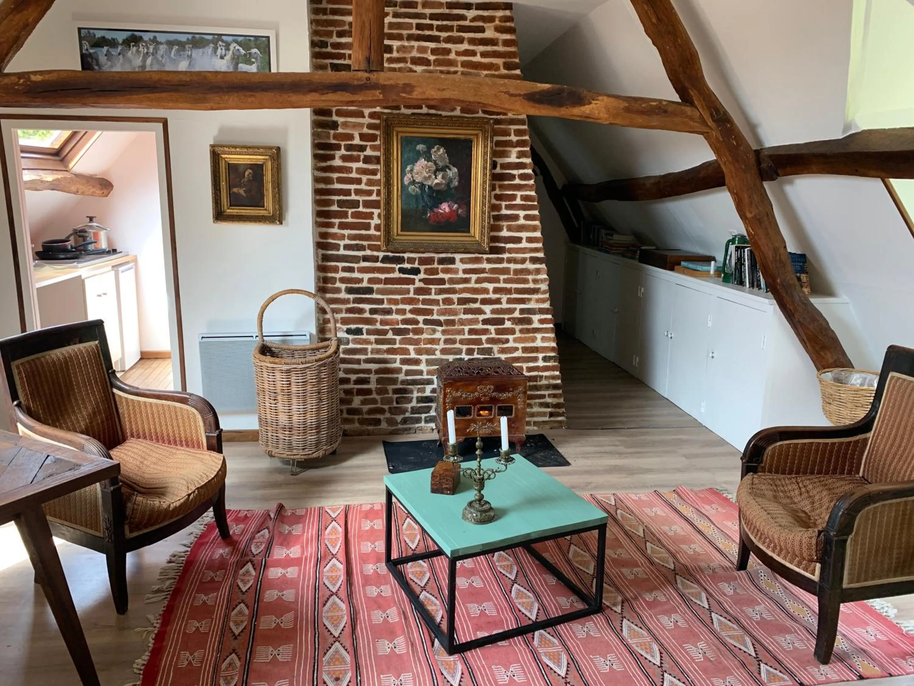 Bedroom in Château d'Harcelaines