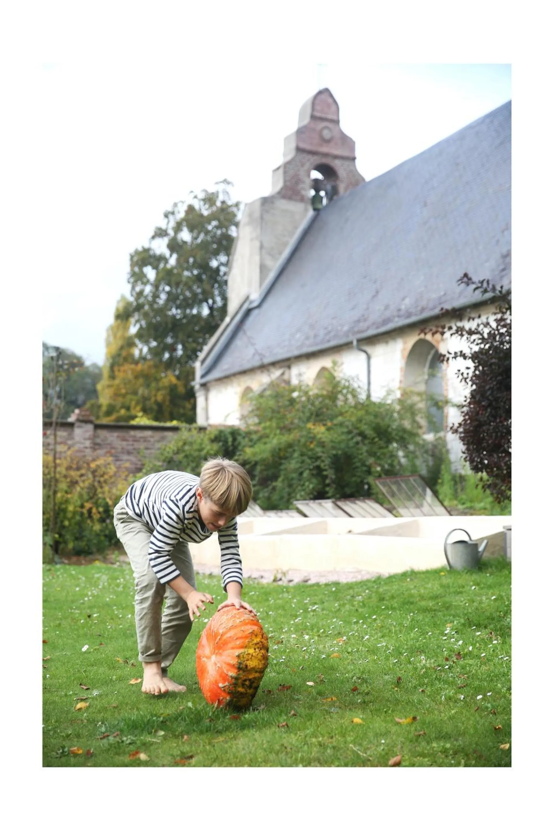 Garden in Château d'Harcelaines