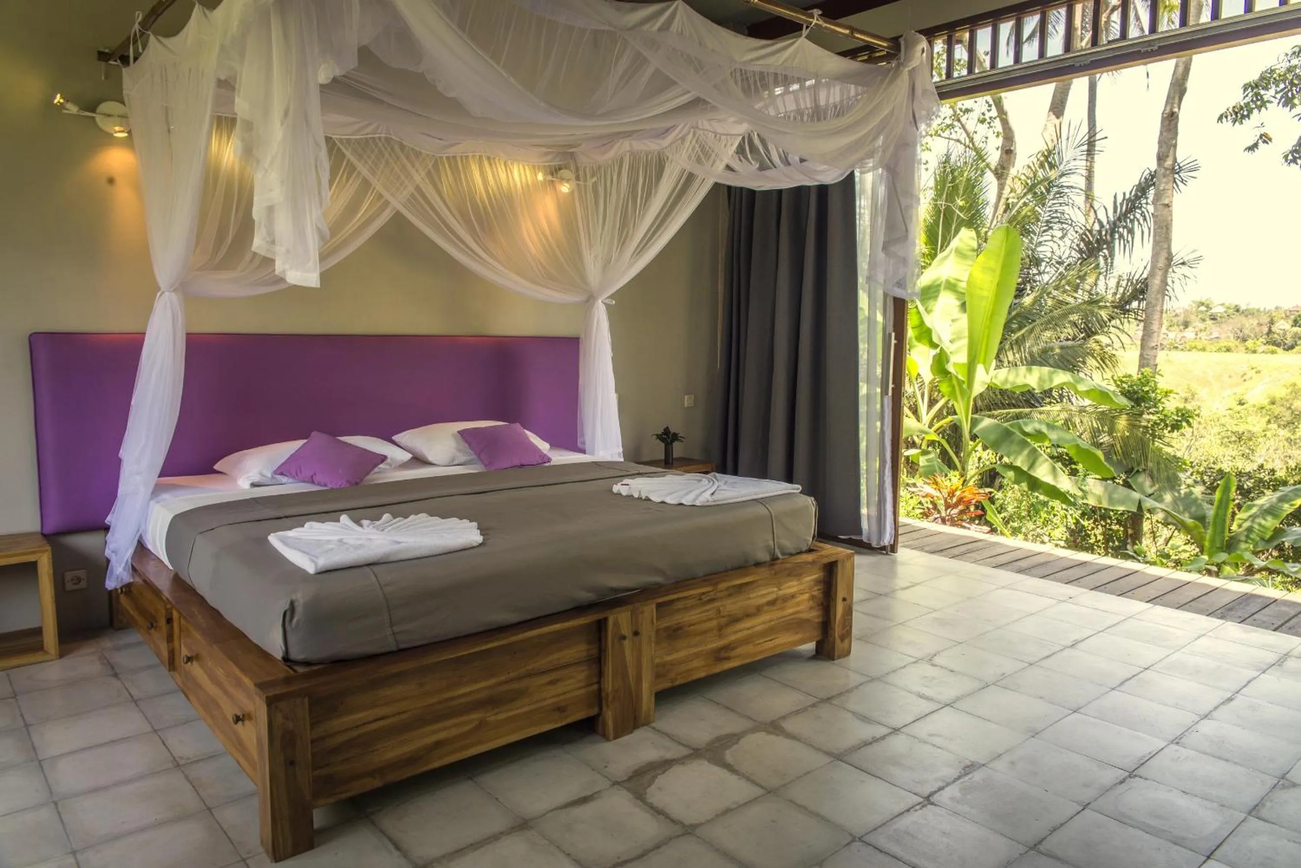View (from property/room), Bed in Prashanti Bali