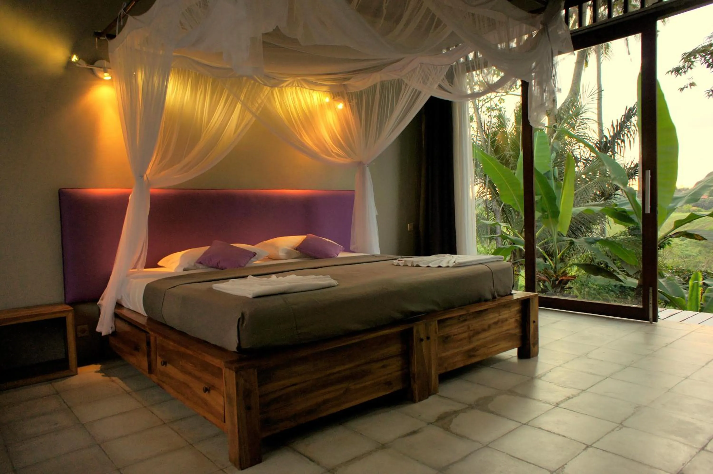 Bed in Prashanti Bali