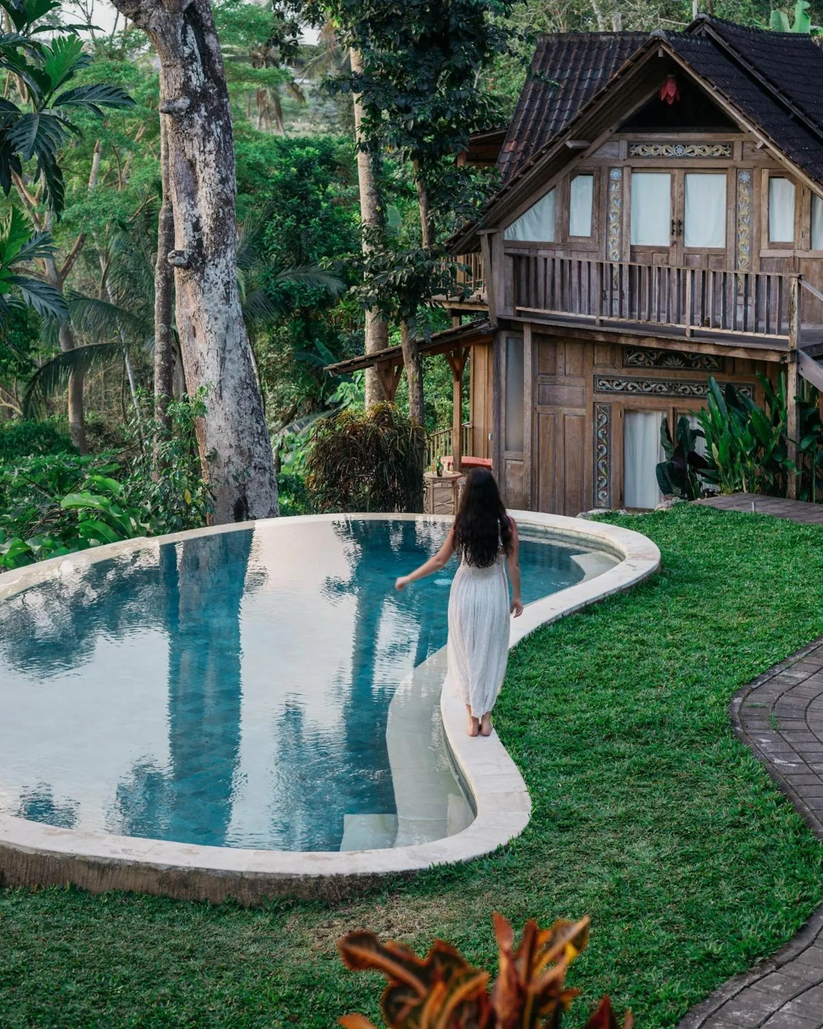 Swimming pool in Prashanti Bali