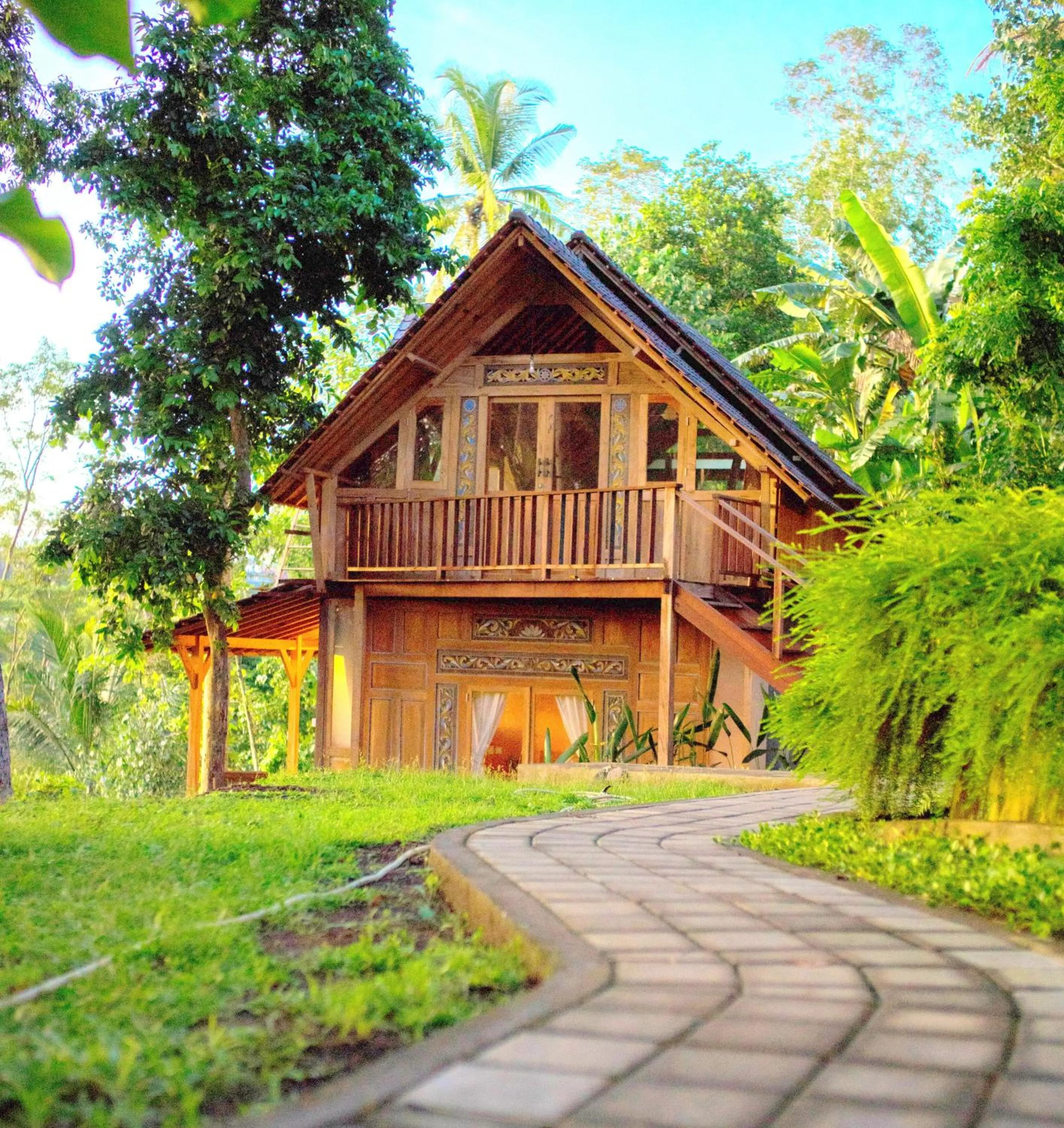 Garden view in Prashanti Bali