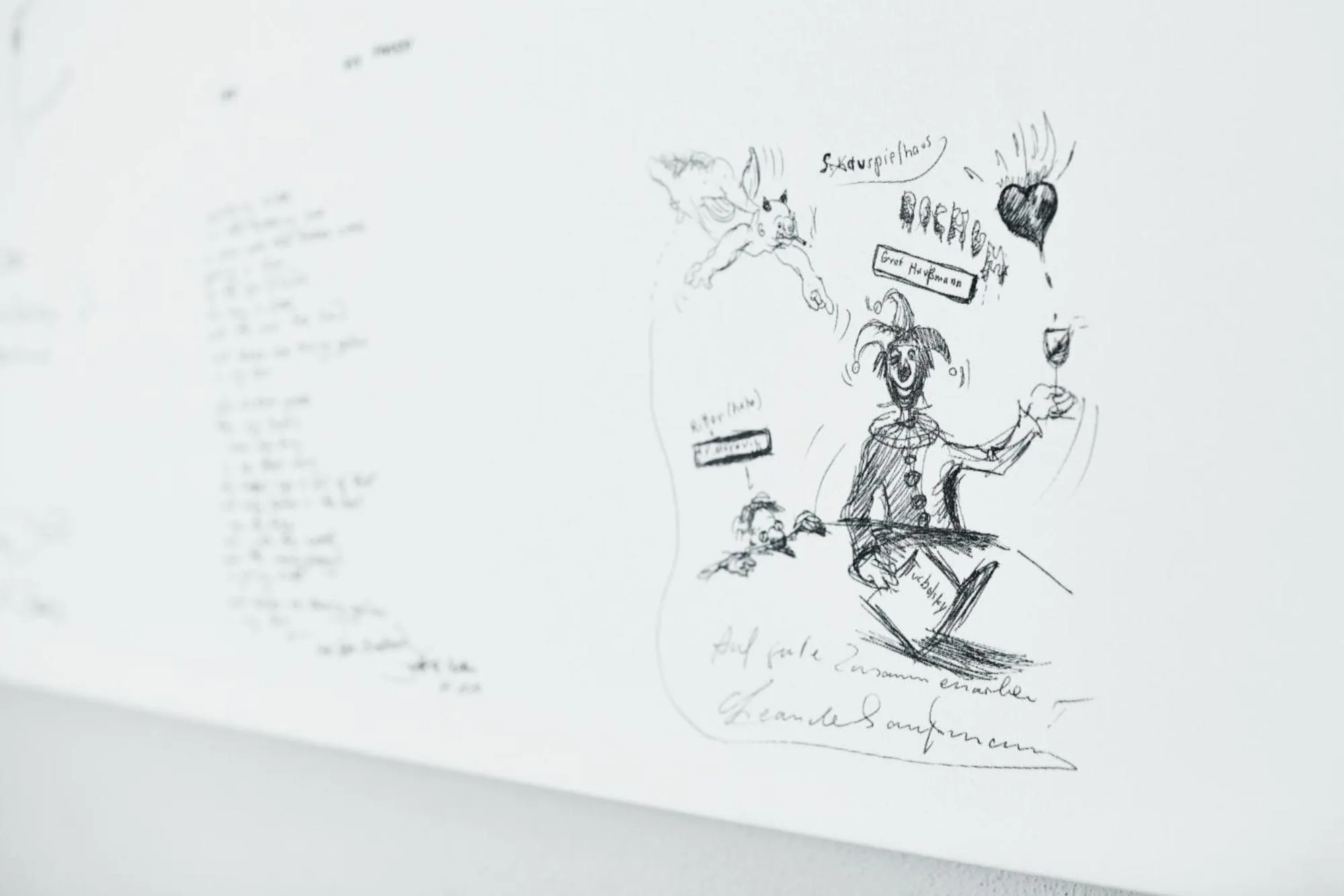 Decorative detail in art Hotel Tucholsky