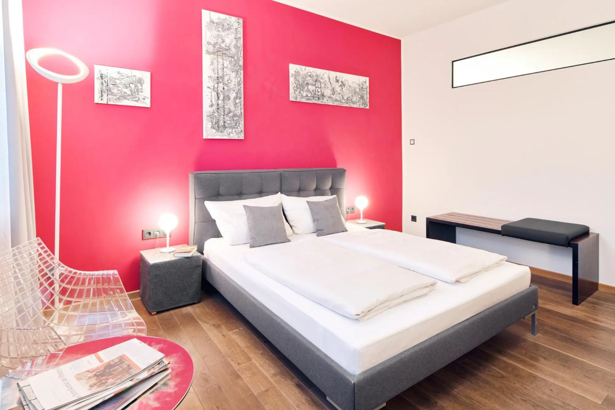 Photo of the whole room, Bed in art Hotel Tucholsky