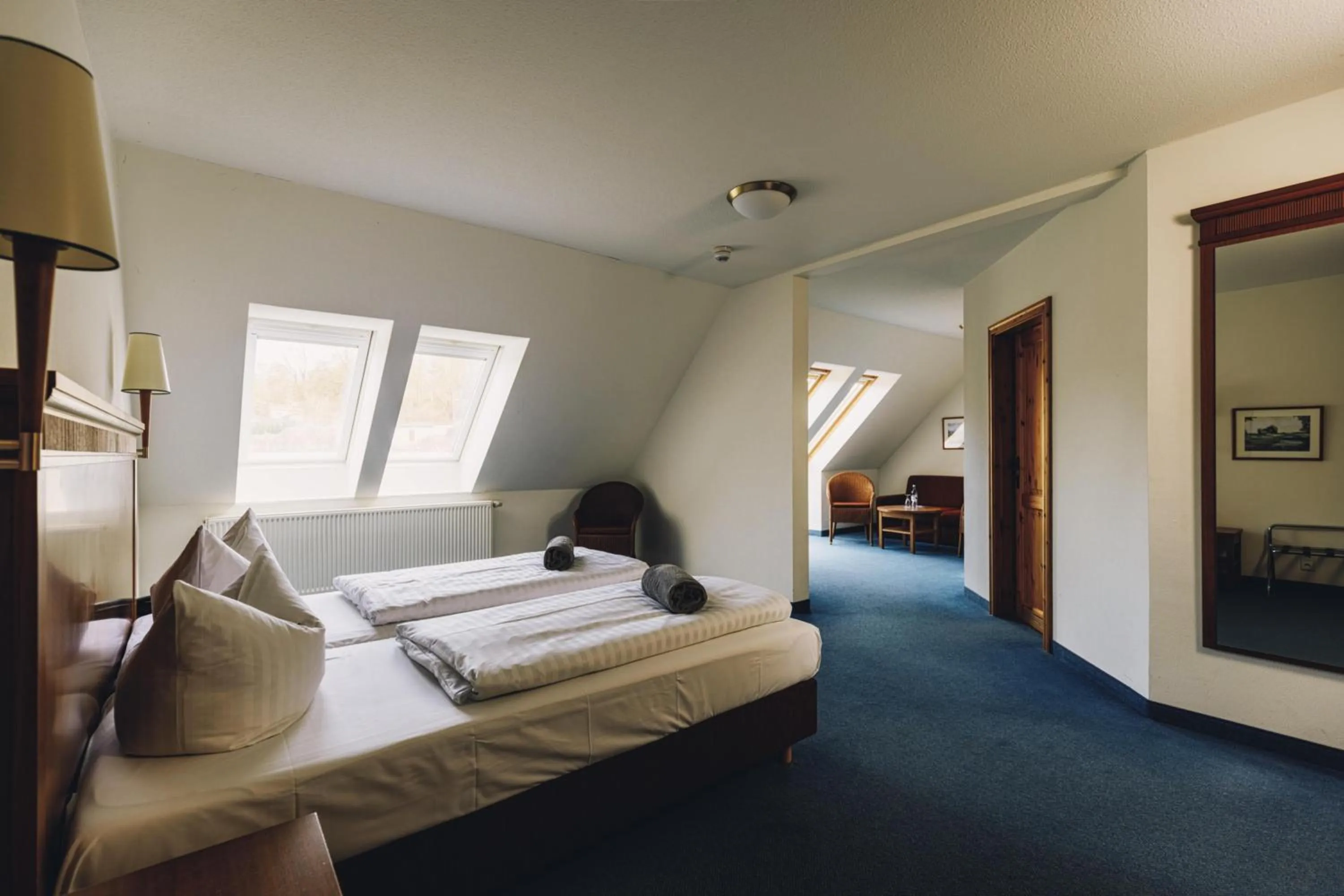 Bed in Seehotel Heidehof