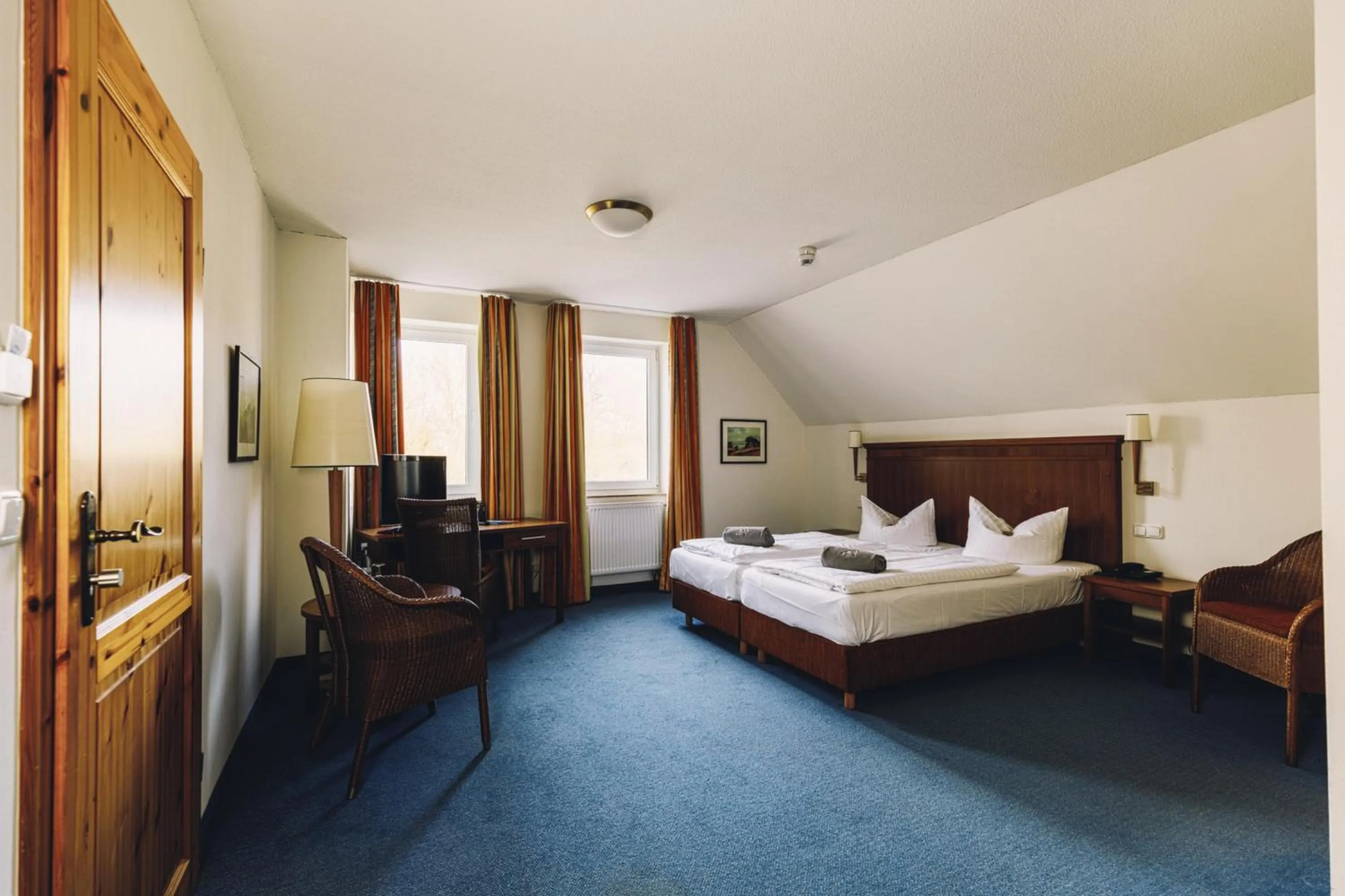 Bed in Seehotel Heidehof