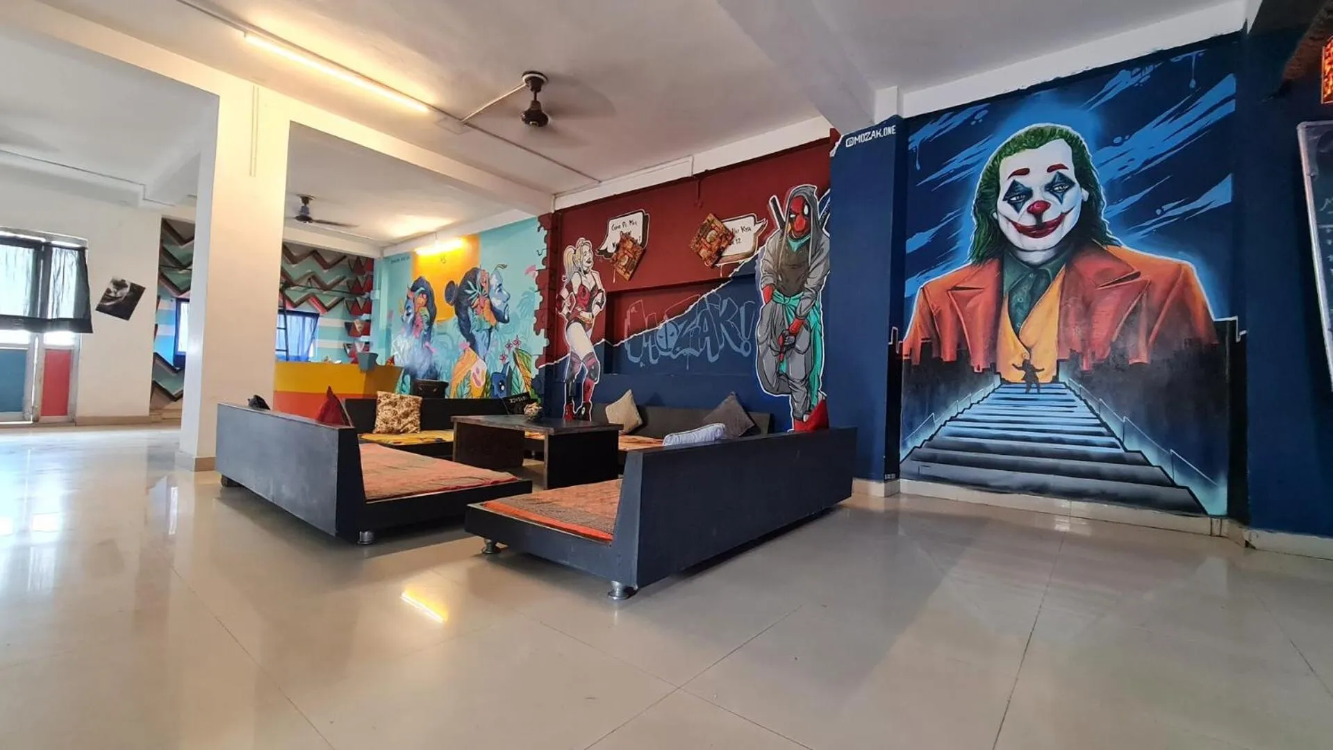 Decorative detail in Madsquad Hostel Dorms & Rooms