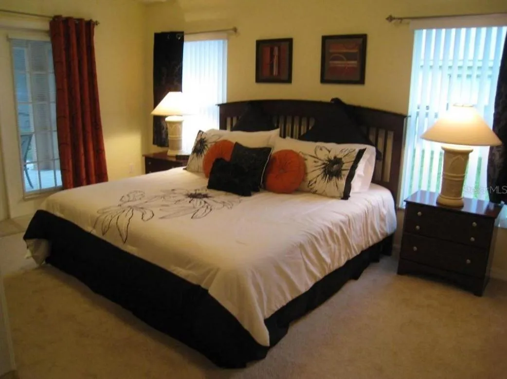 Bedroom, Bed in Family Vacation Home With Pool and Spa Near Disney and Universal