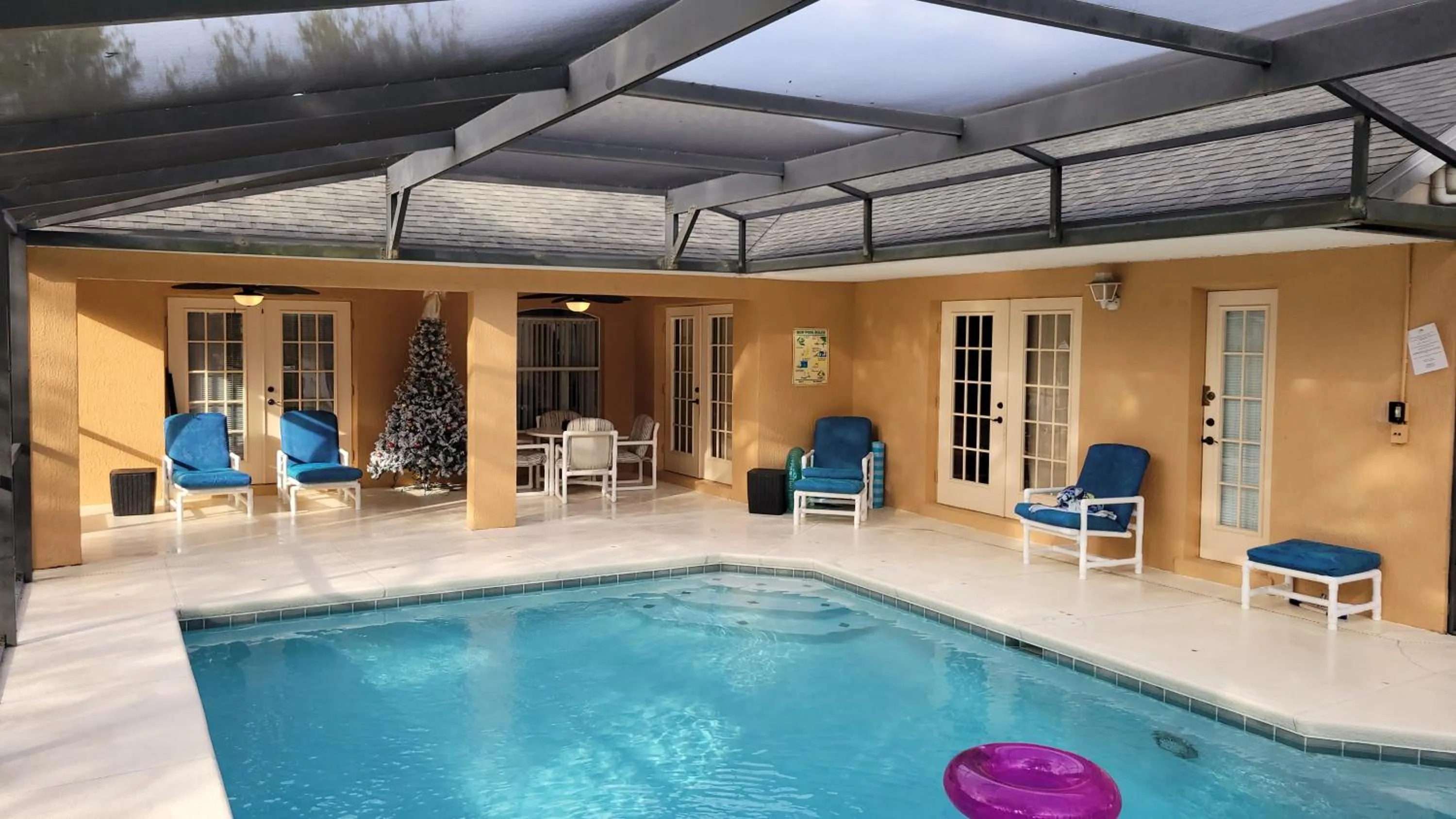 Patio in Family Vacation Home With Pool and Spa Near Disney and Universal