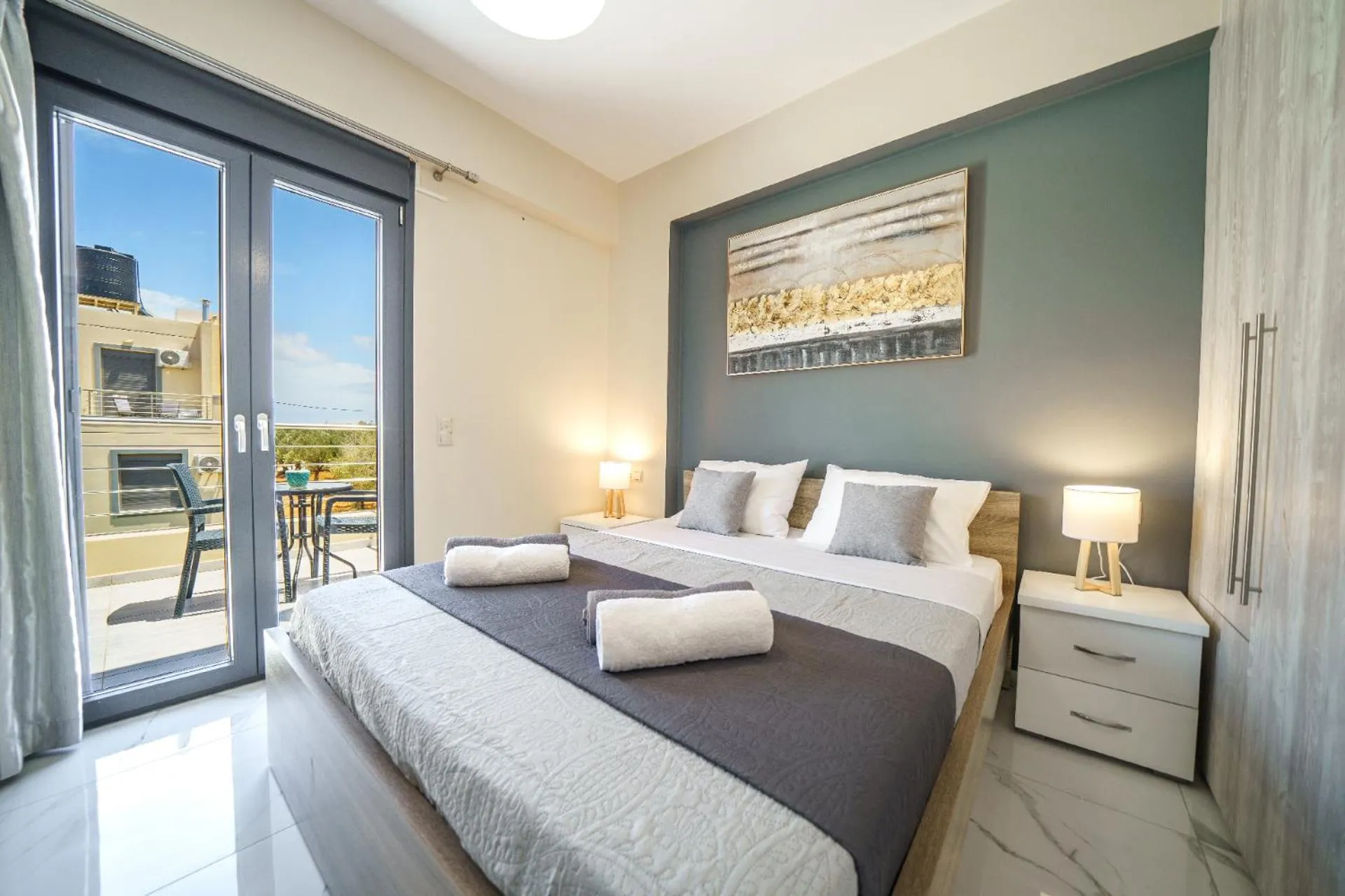 Bed in Angelina Cretan Villas