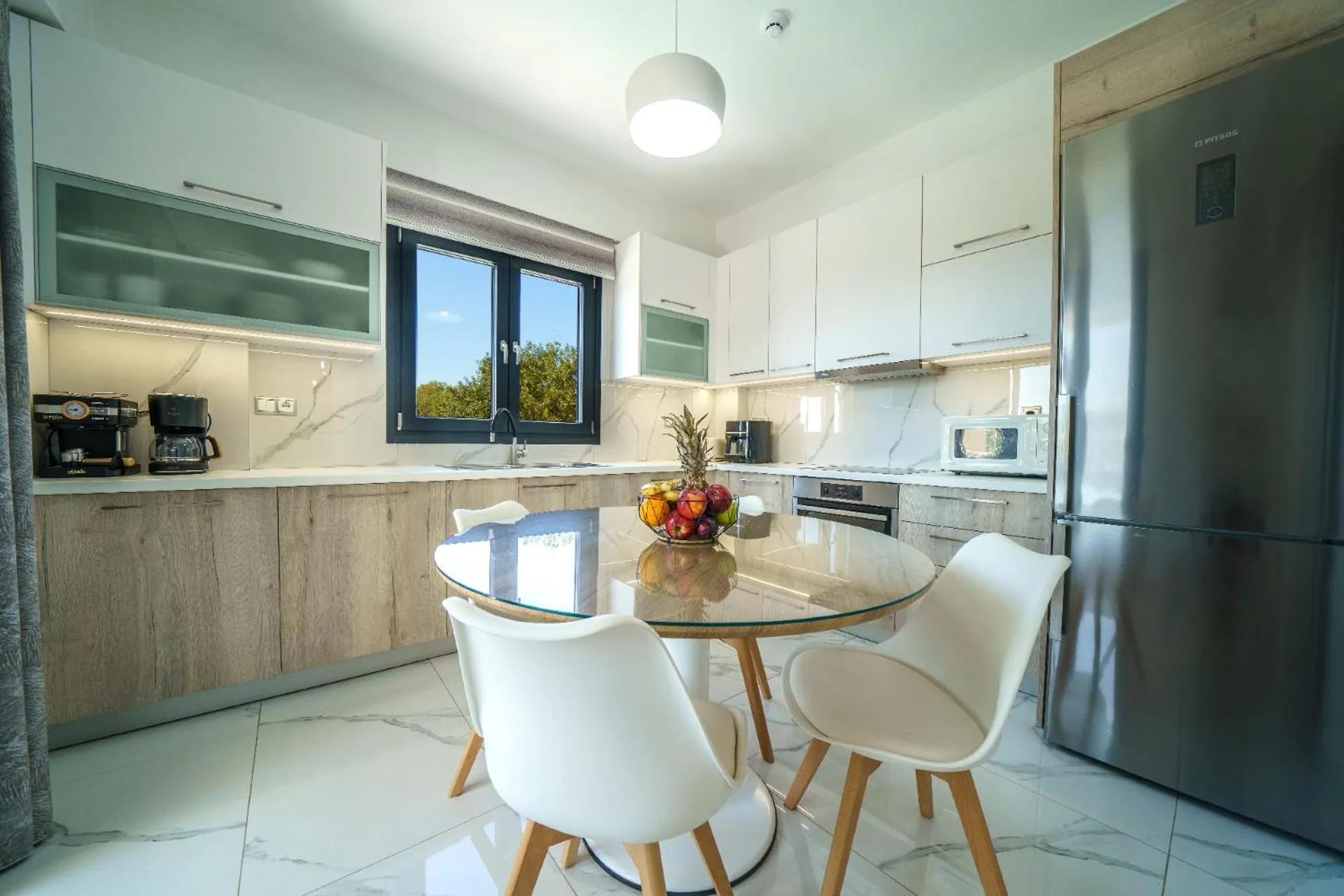 Kitchen or kitchenette in Angelina Cretan Villas