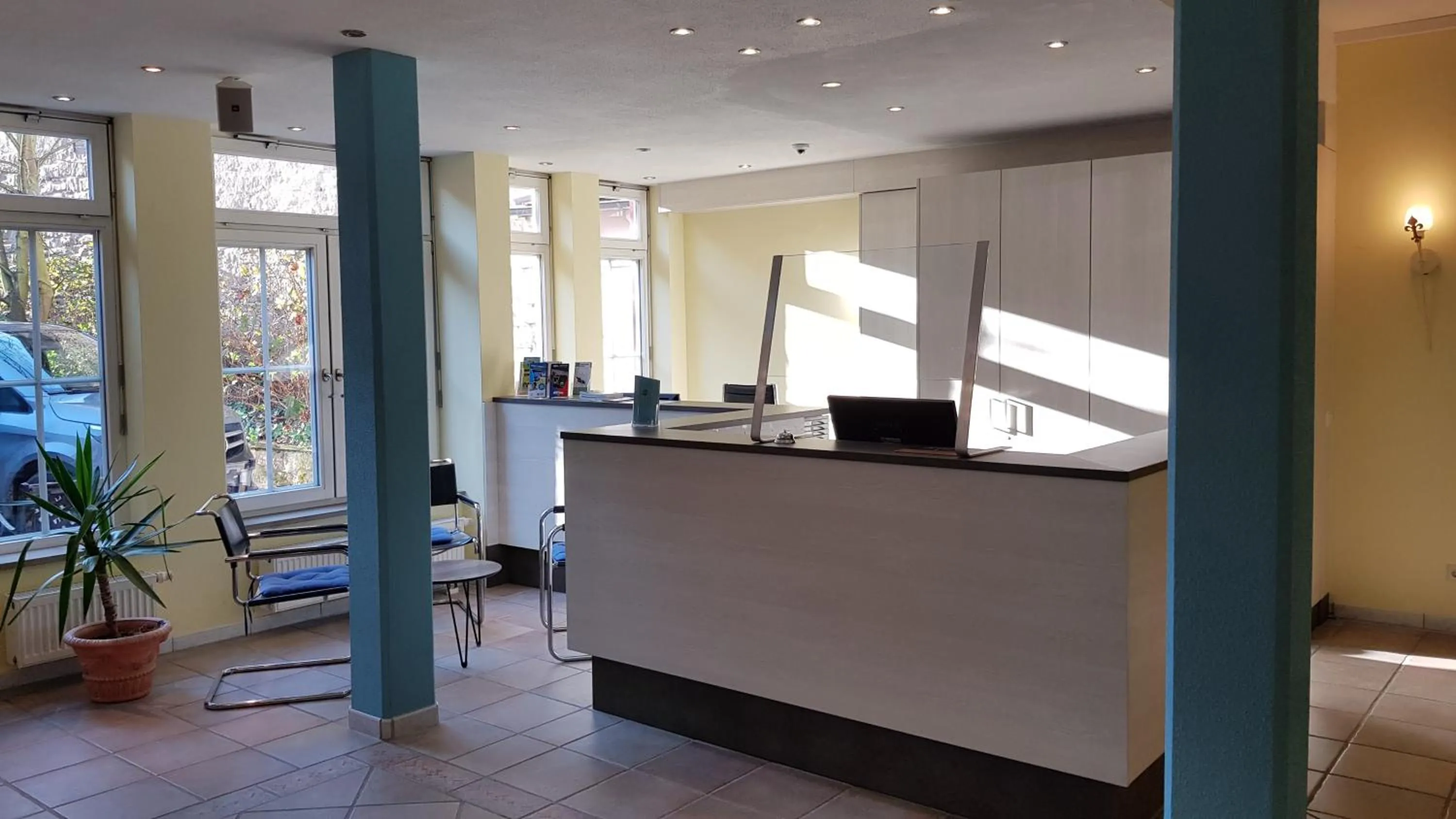 Lobby or reception in Cross-Country-Hotel Hirsch