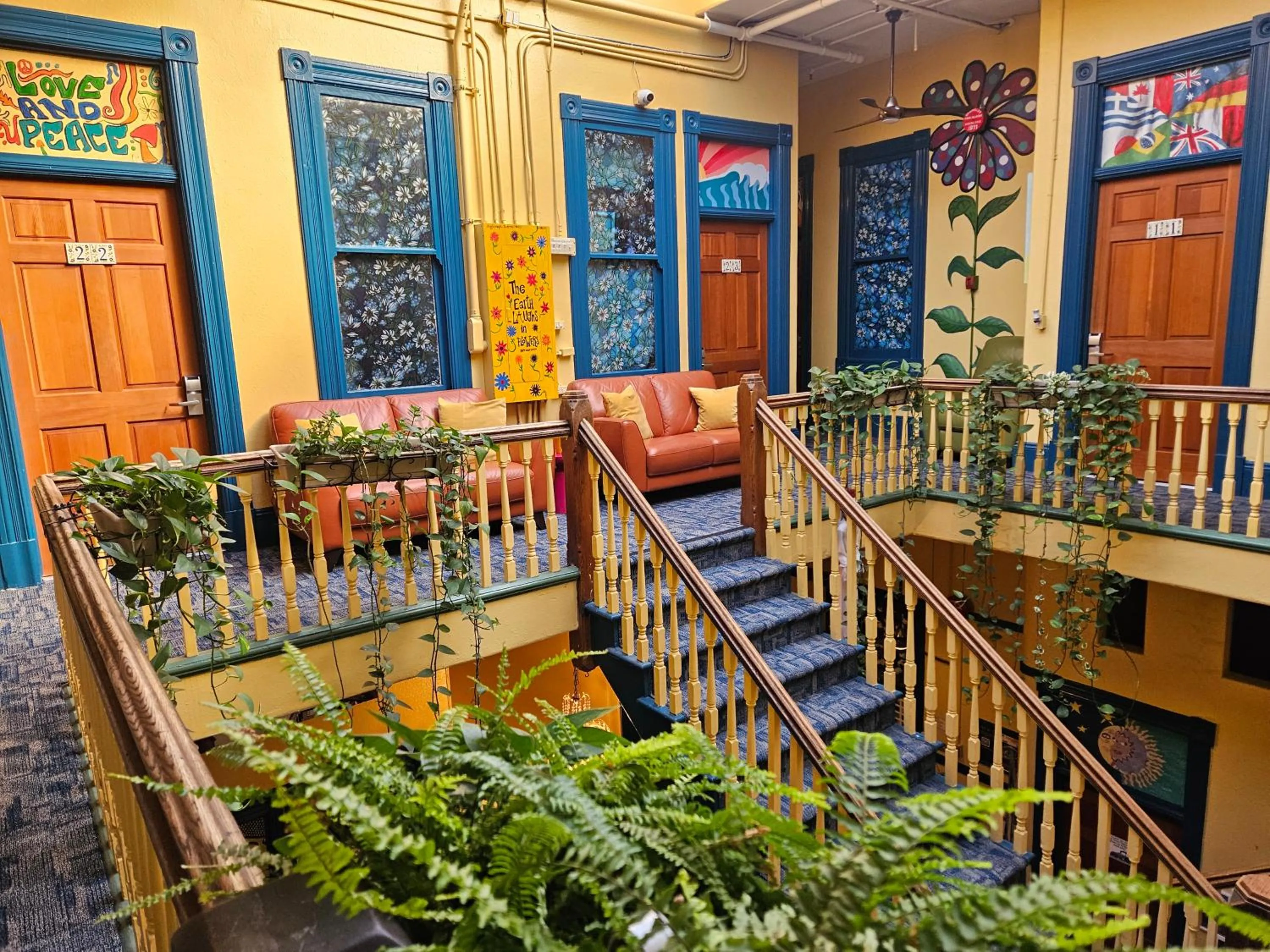 Property building in Gaslamp Hostel