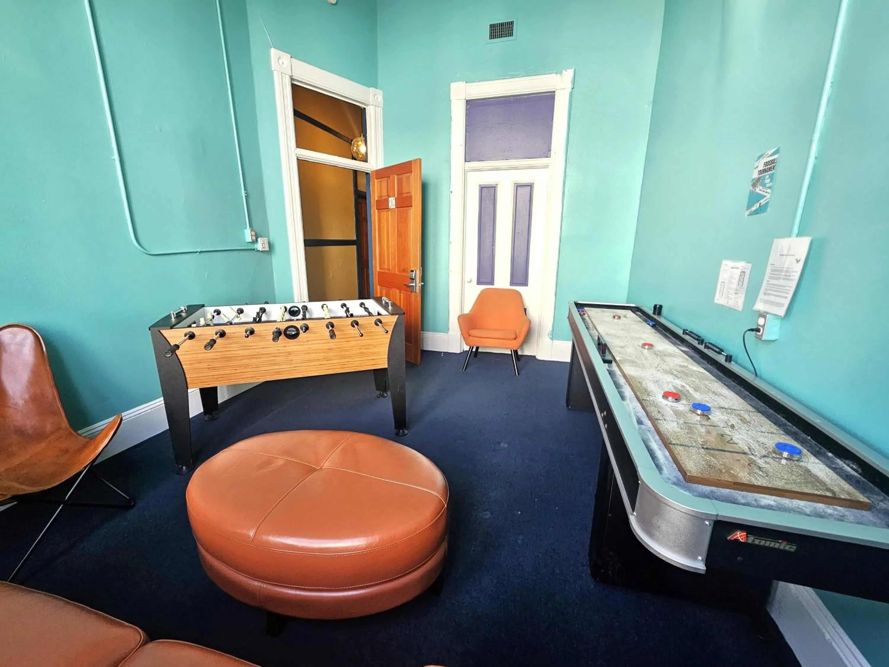 Game Room in Gaslamp Hostel