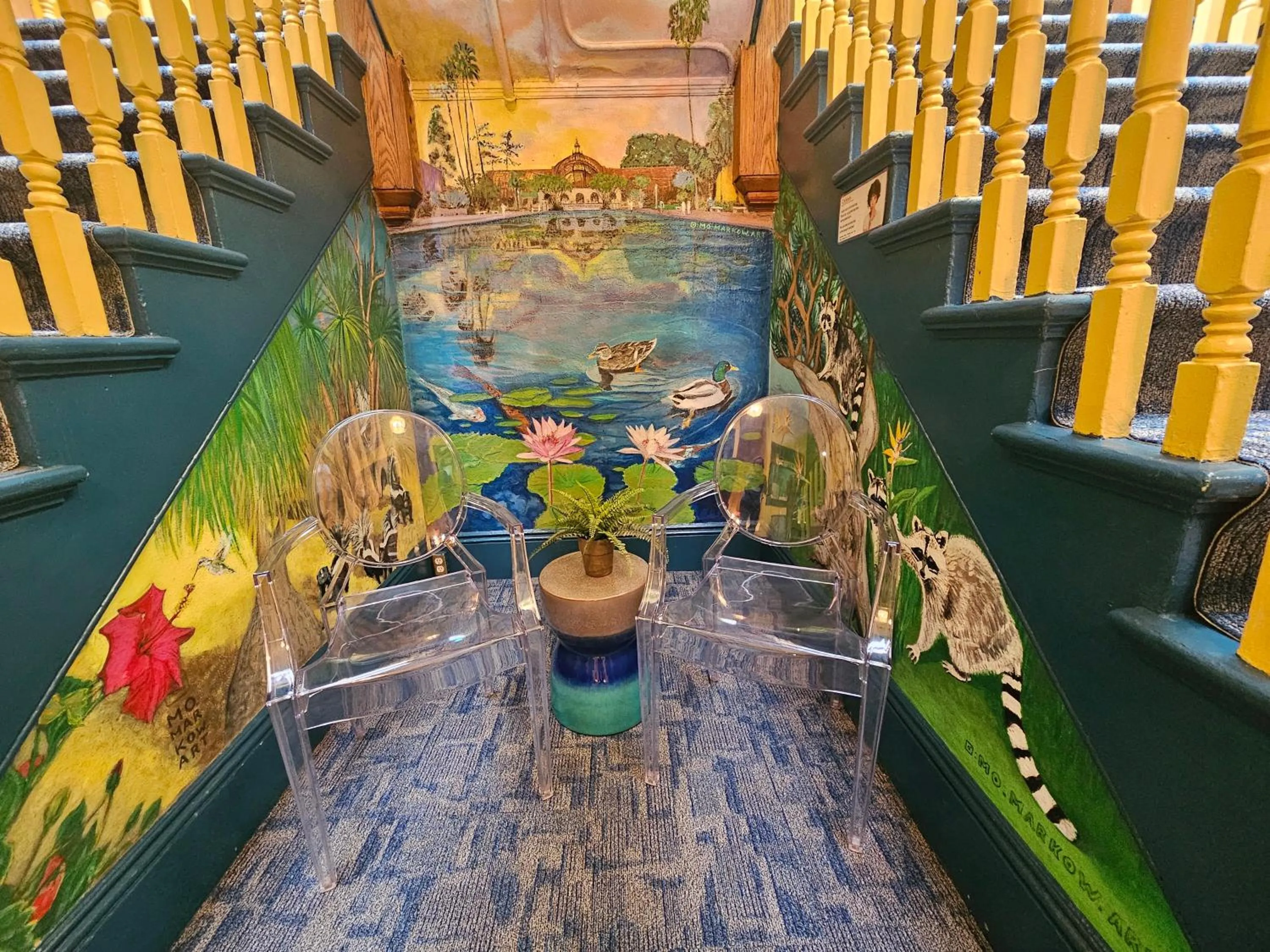 Lobby or reception in Gaslamp Hostel