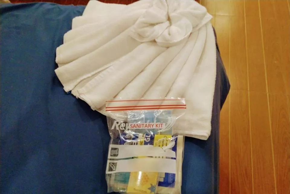 Bed in Monallan Boracay Hotel