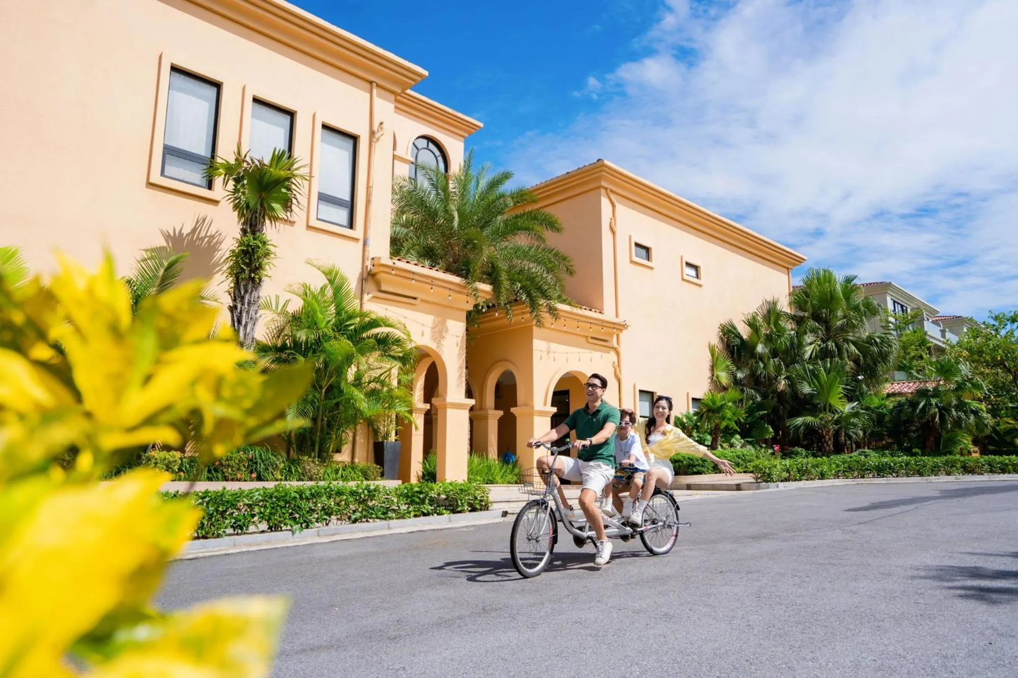 Cycling in Wyndham Sky Lake Resort and Villas