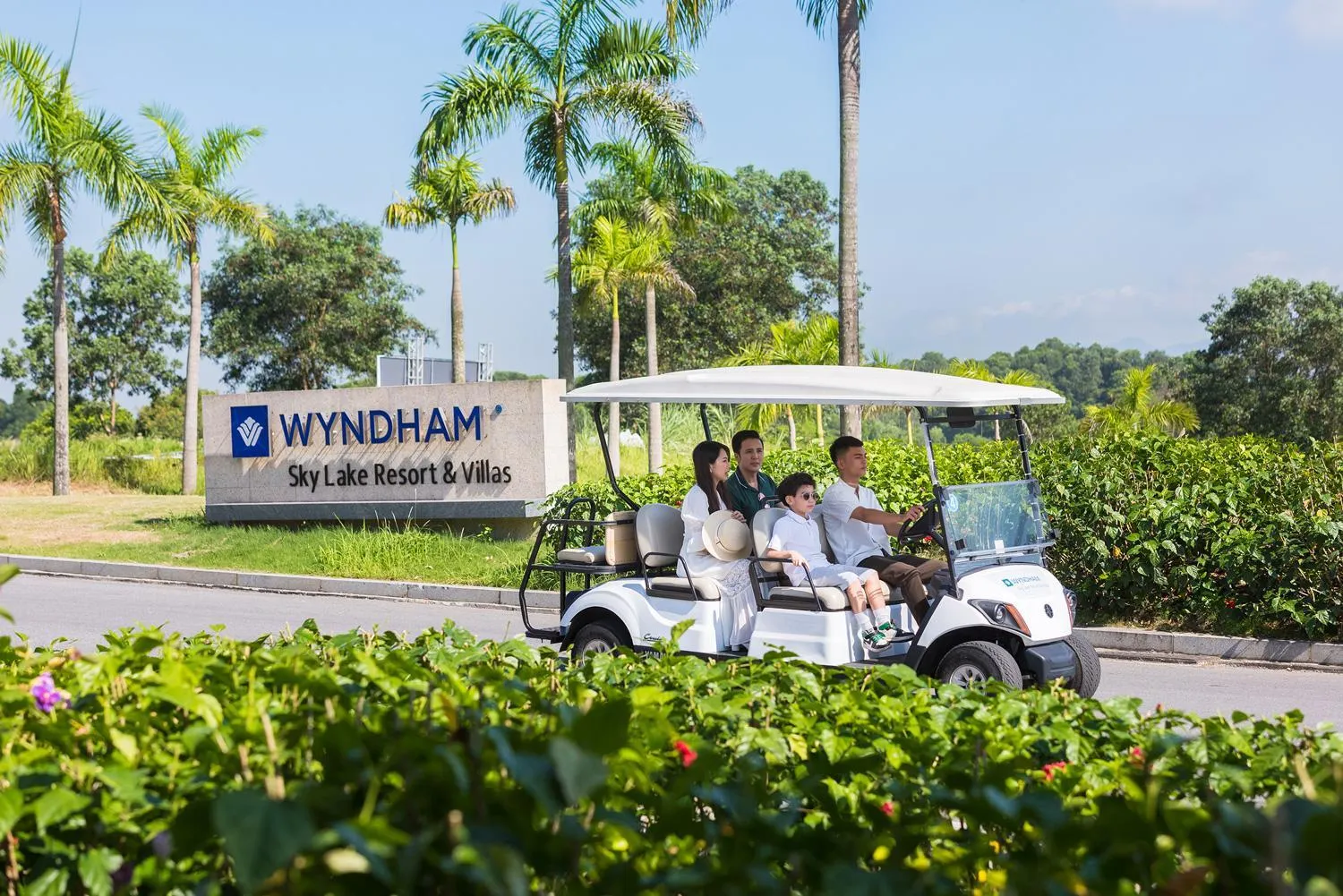 People in Wyndham Sky Lake Resort and Villas