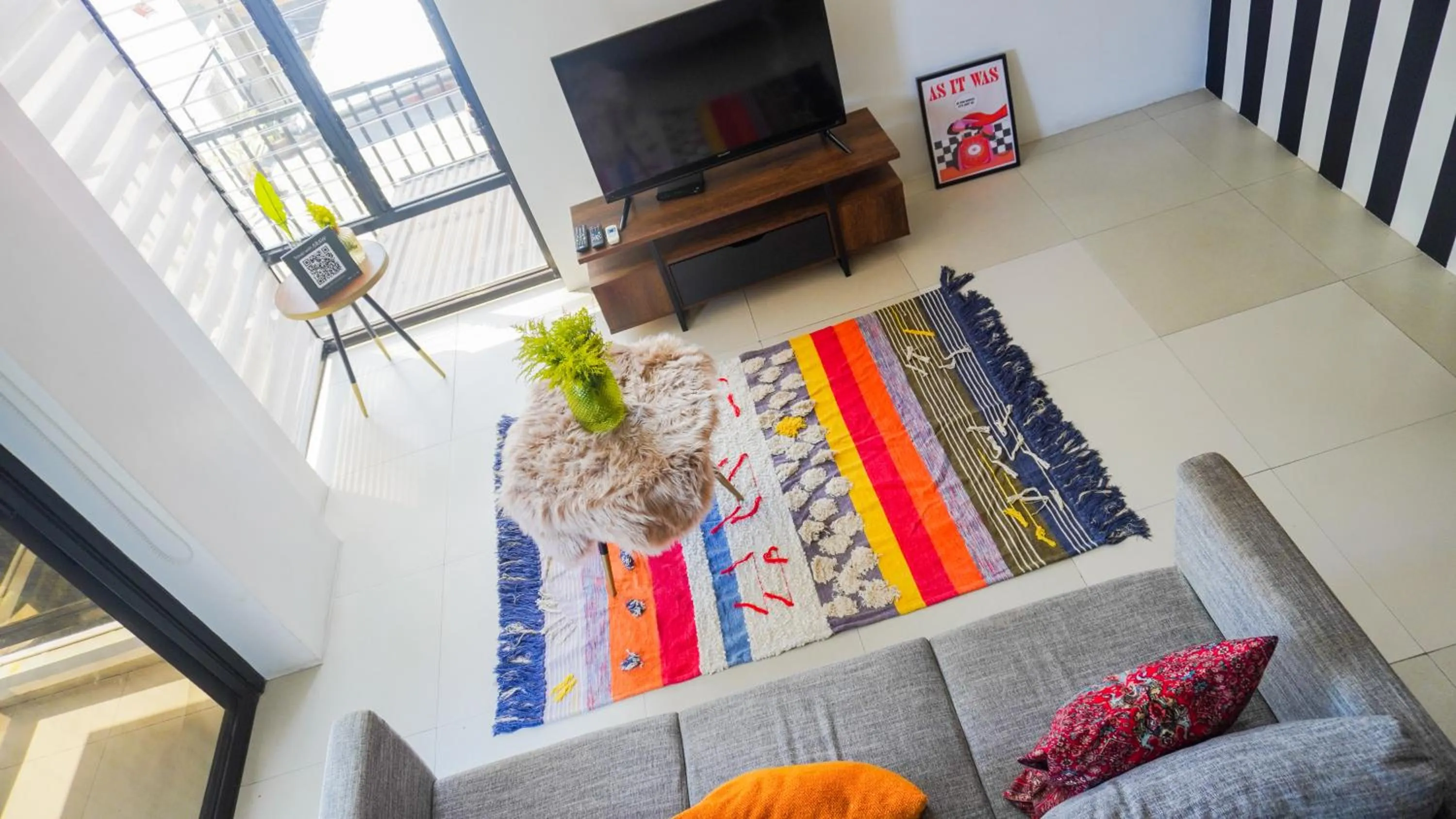 Living room in UNWND Residences Dumaguete