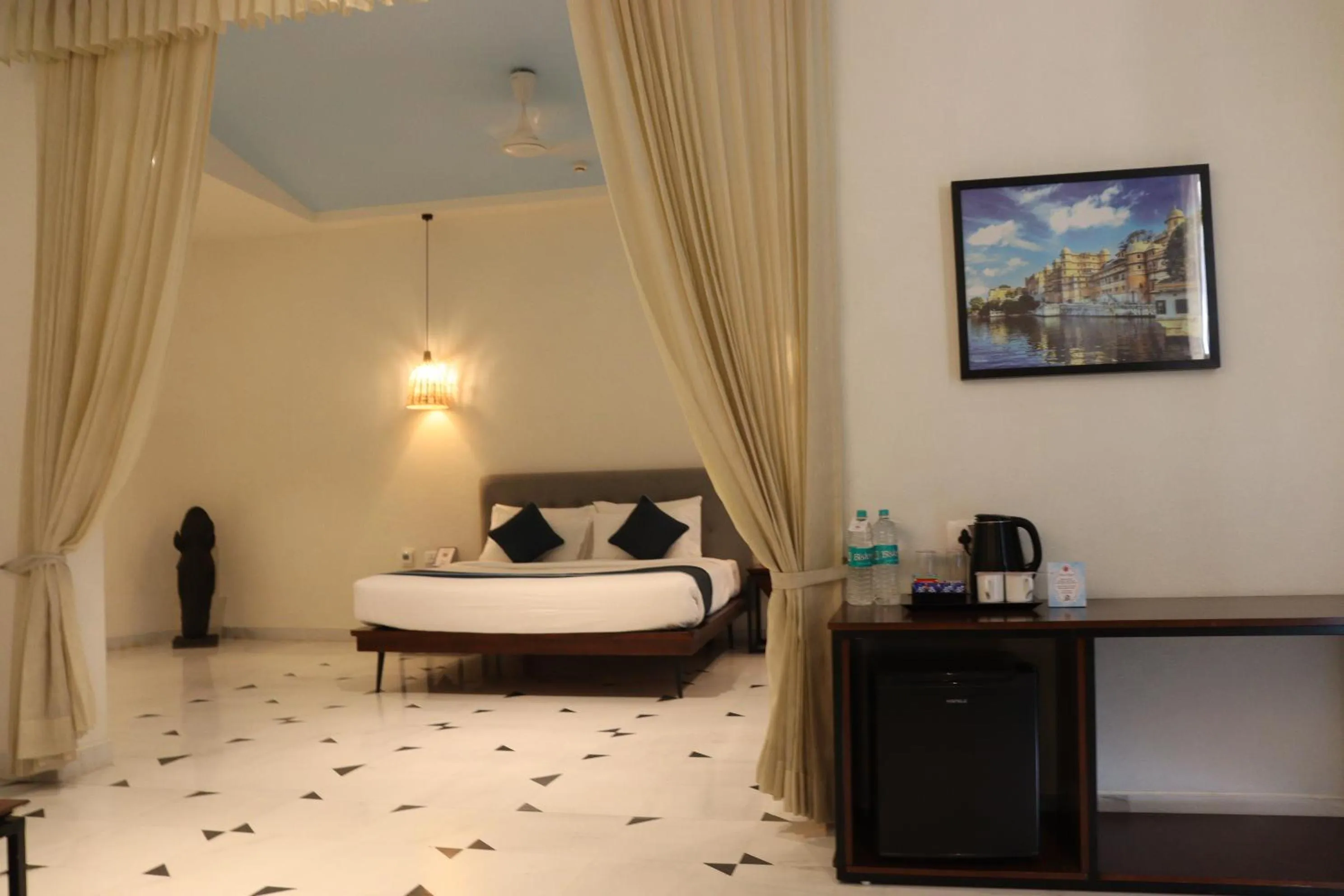 Bedroom, Bed in Ramee Royal Resort & Spa - Udaipur