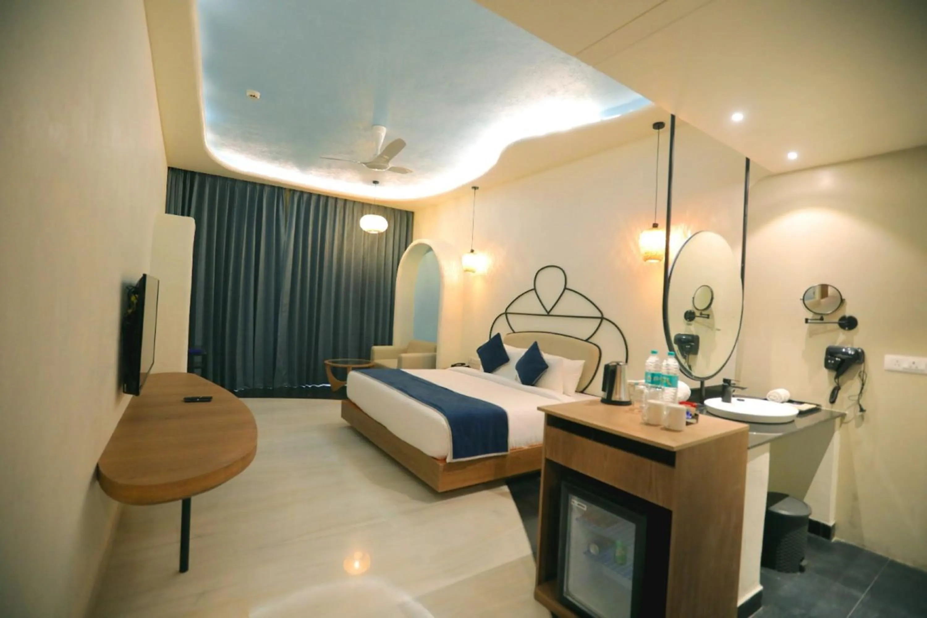 Photo of the whole room, Bed in Ramee Royal Resort & Spa - Udaipur