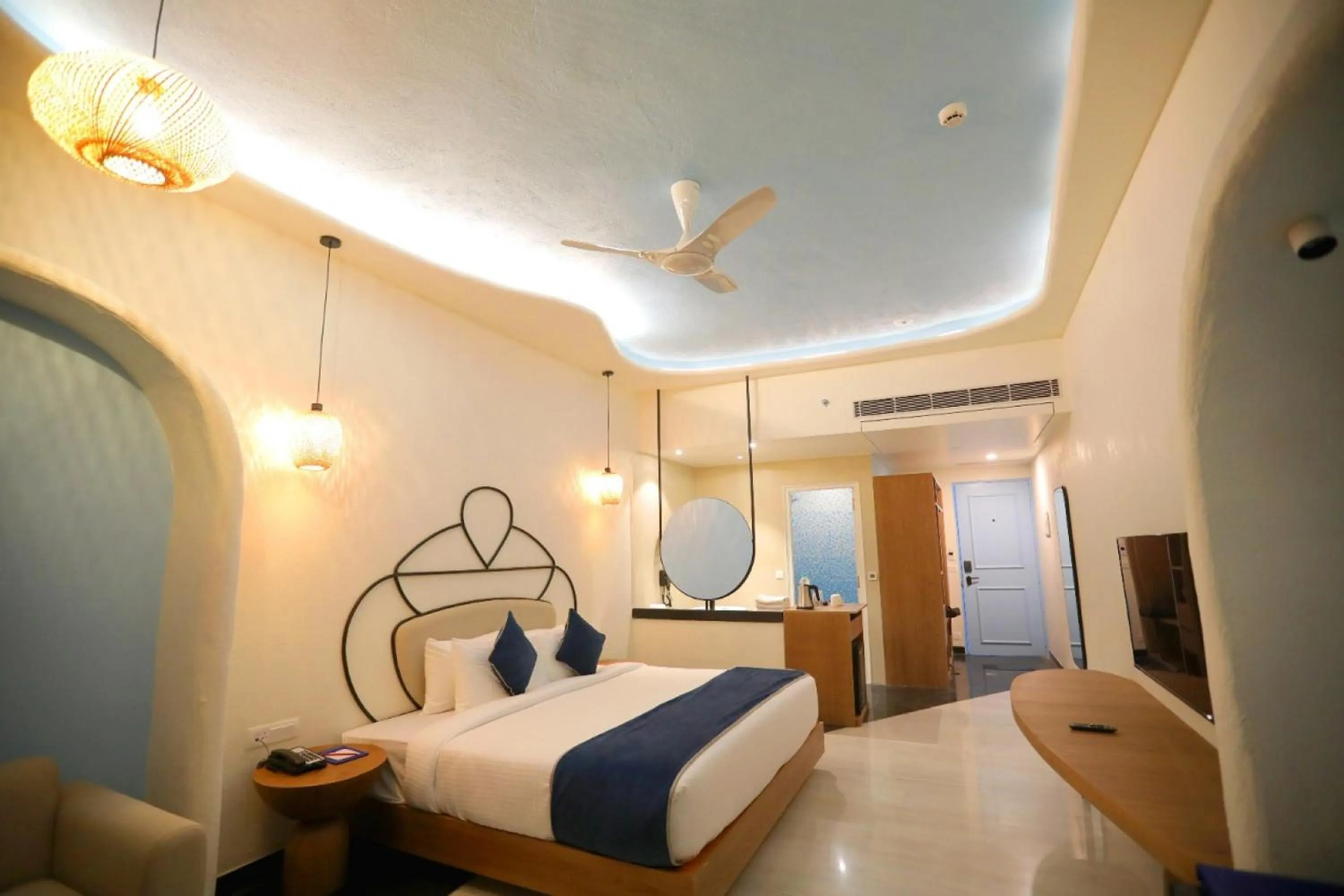 Bedroom, Bed in Ramee Royal Resort & Spa - Udaipur