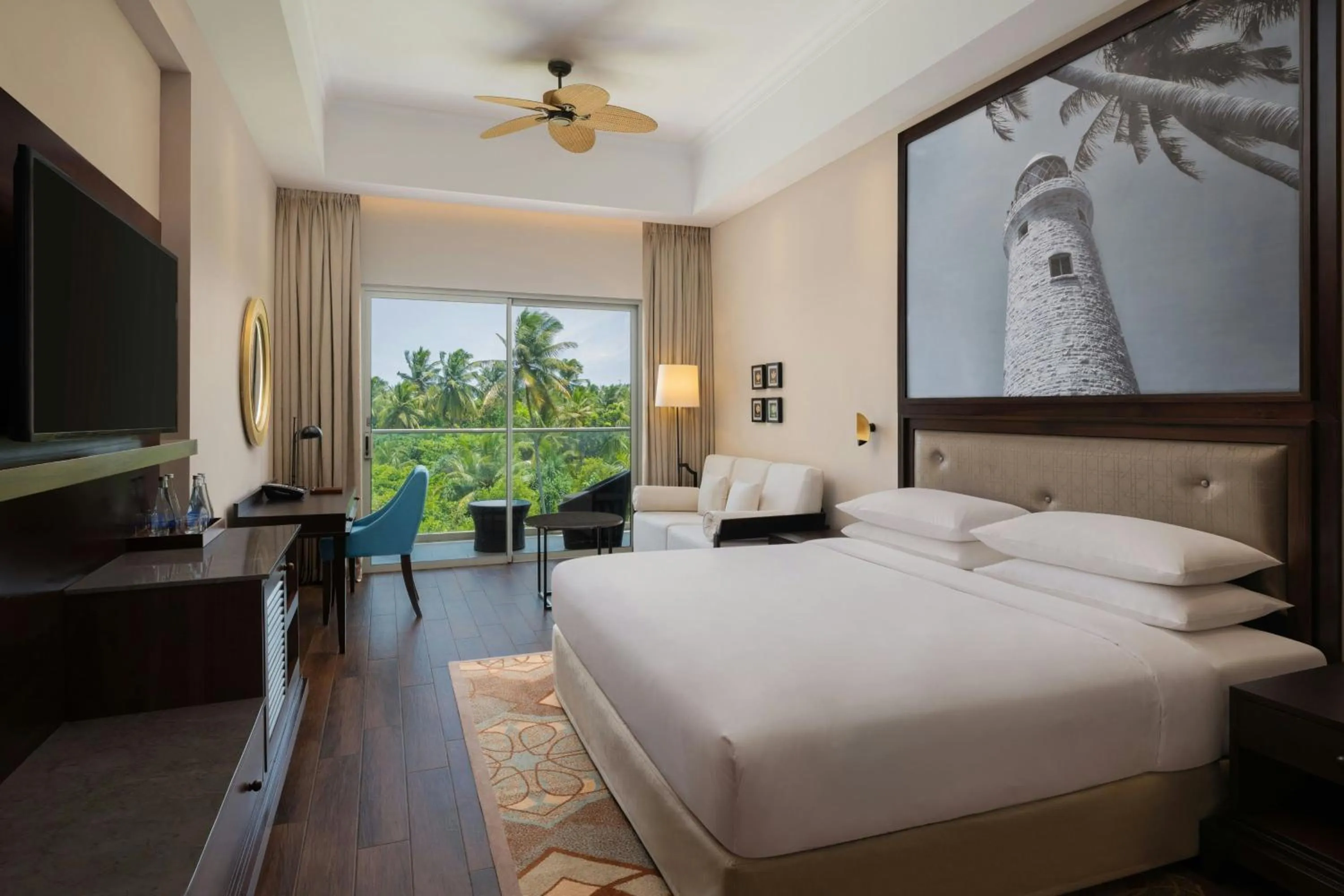 Bed in Sheraton Kosgoda Turtle Beach Resort