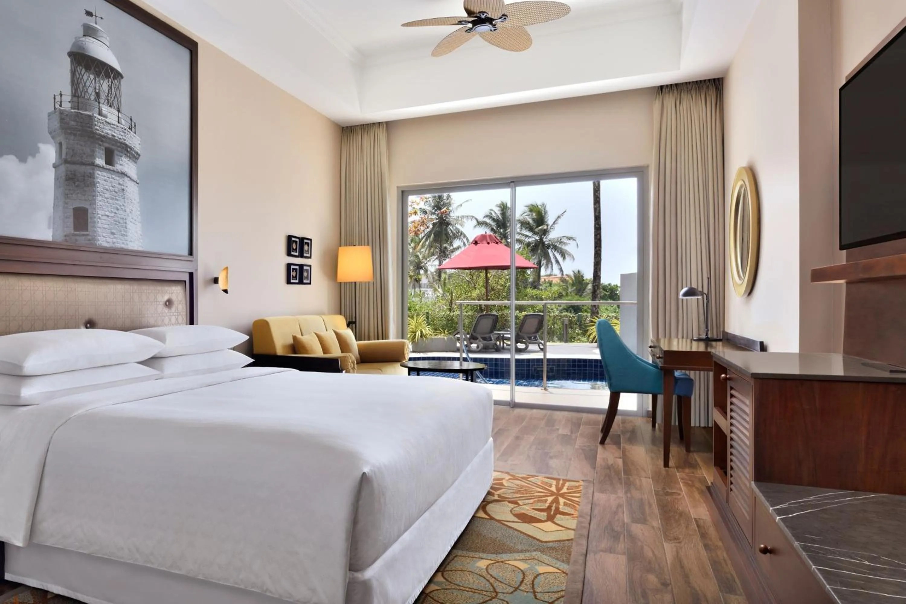 Photo of the whole room, Bed in Sheraton Kosgoda Turtle Beach Resort