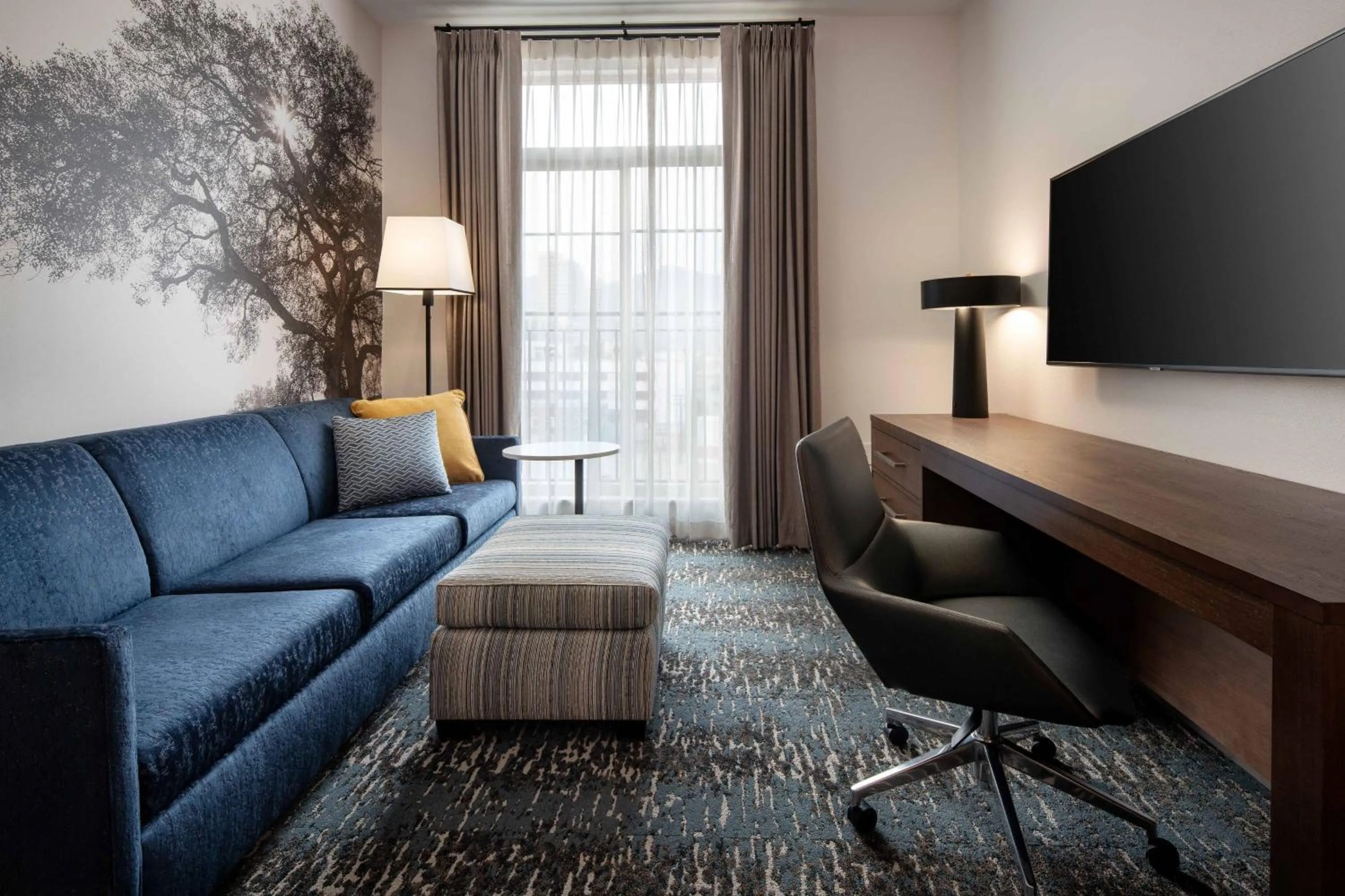 Living room in Residence Inn Los Angeles Glendale