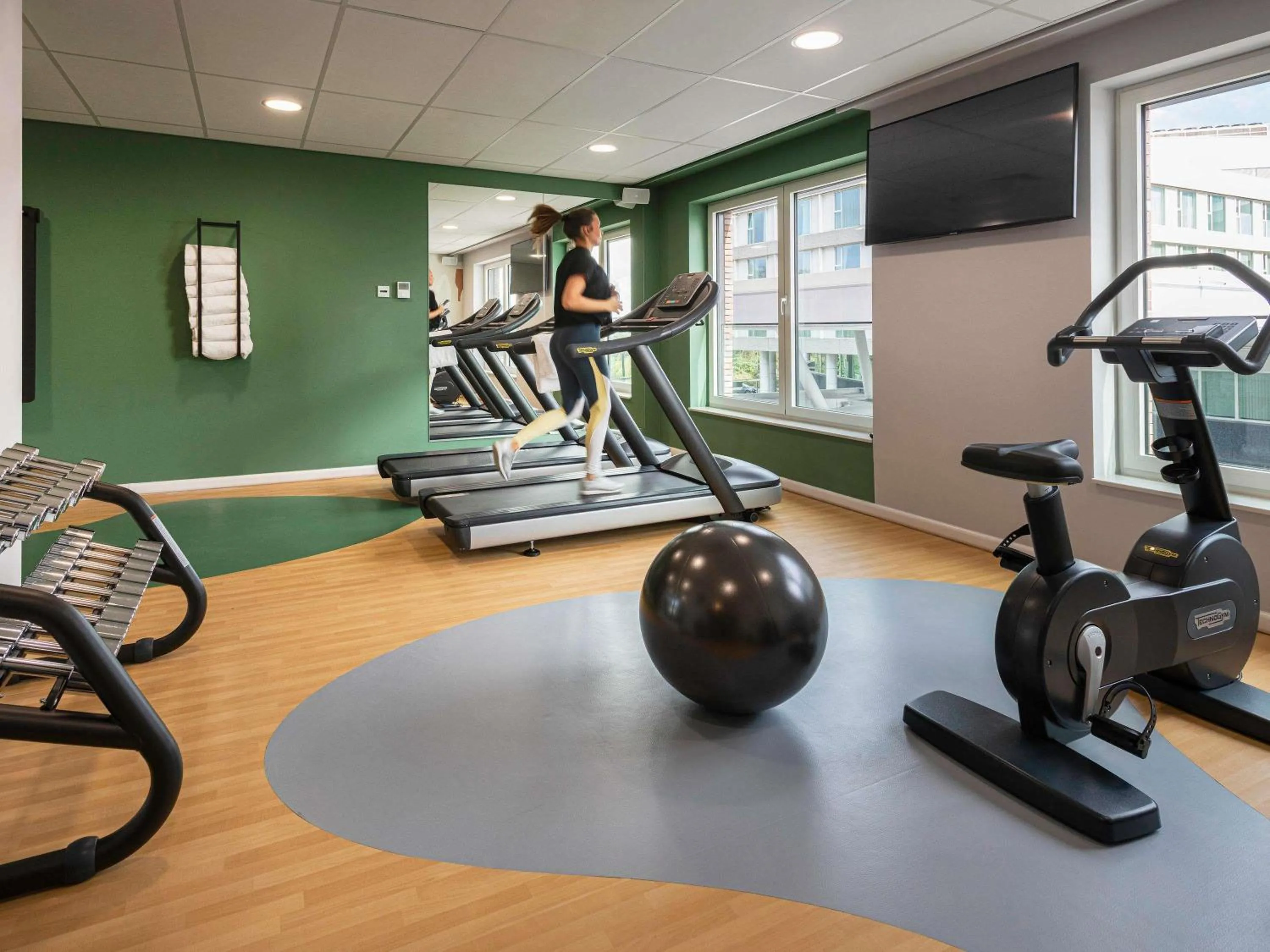 Fitness centre/facilities in Adagio access Brussels Delta