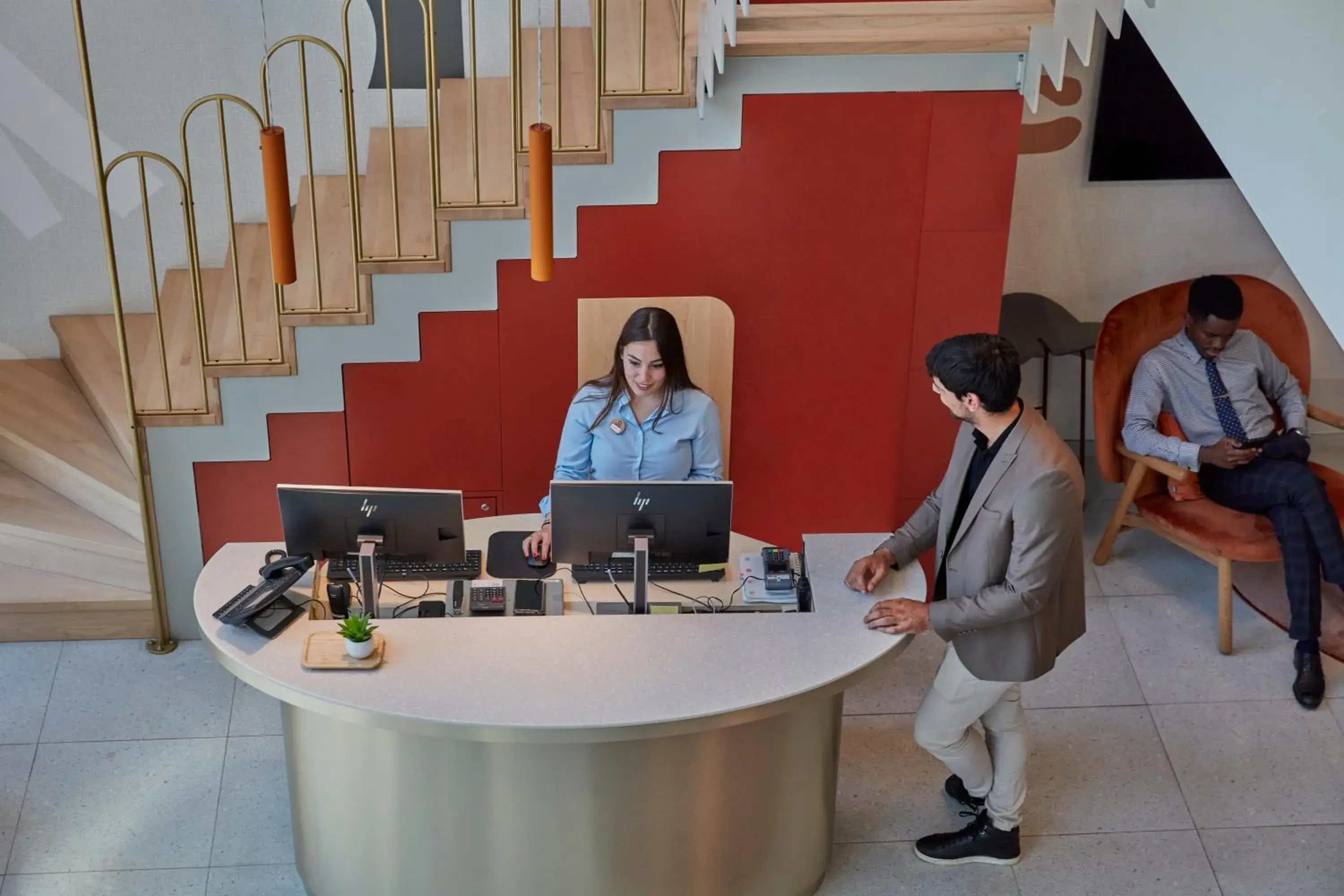 Lobby or reception in Adagio access Brussels Delta Lobby or reception in Adagio access Brussels Delta