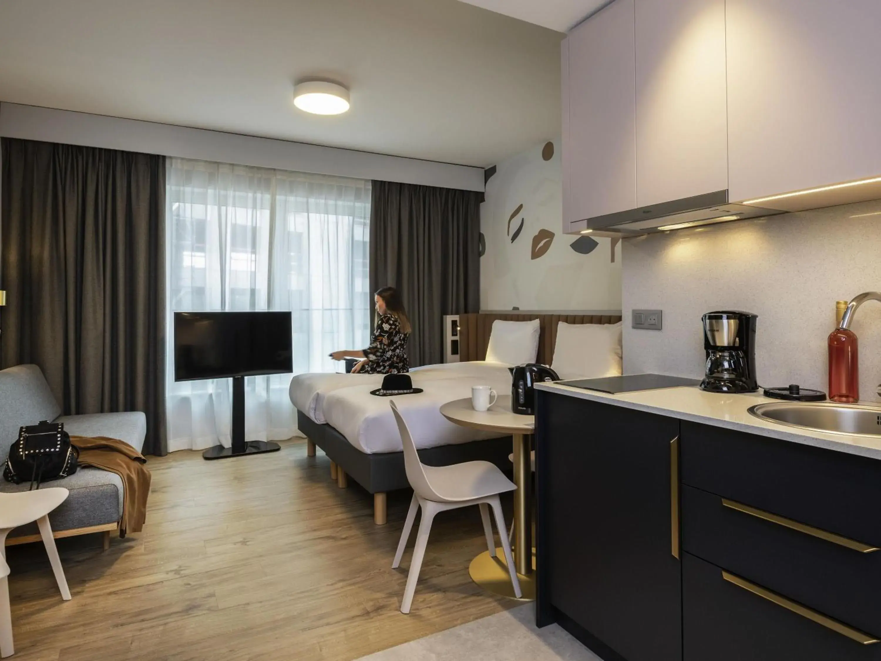 Bedroom, Bed in Adagio access Brussels Delta Bedroom, Bed in Adagio access Brussels Delta