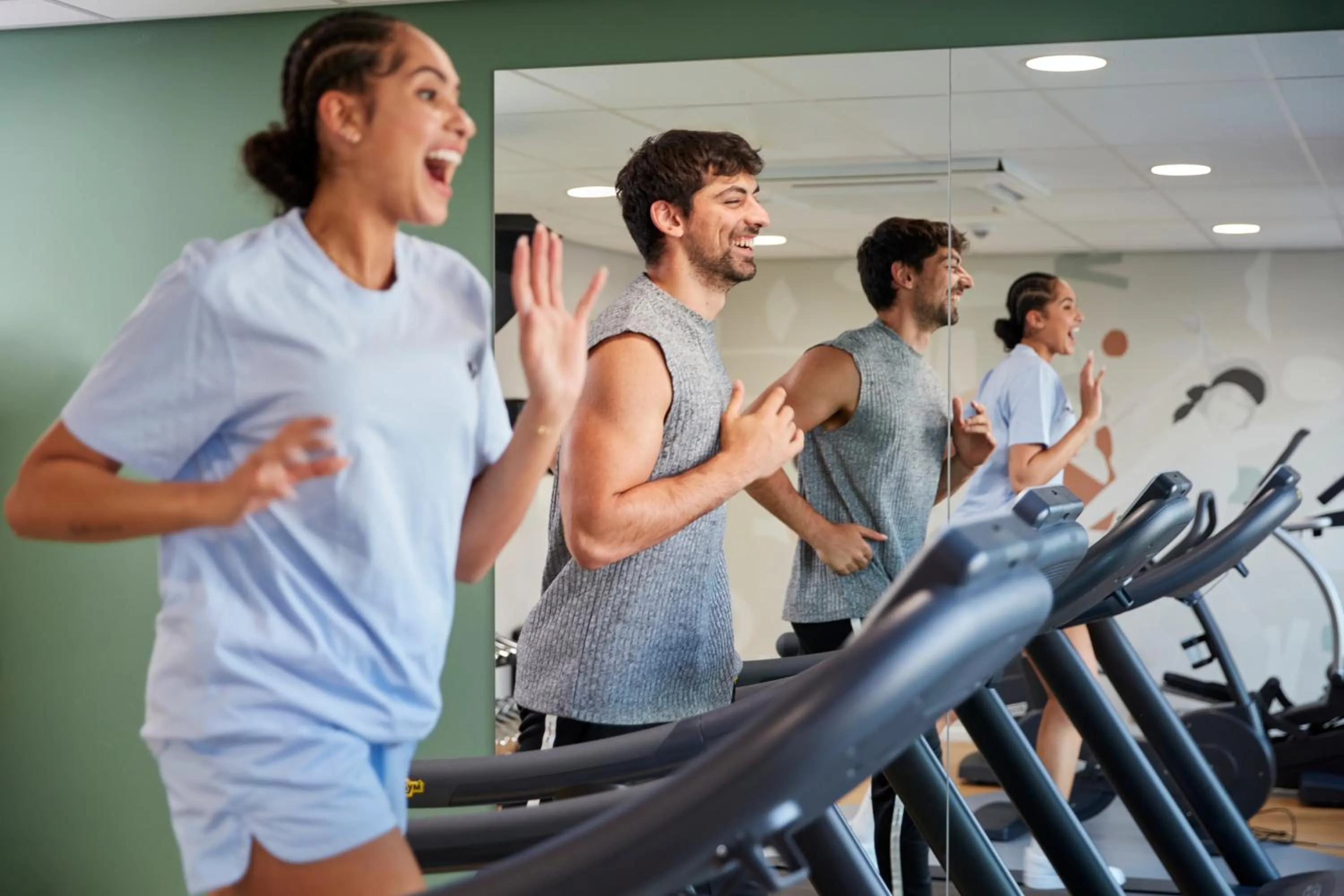 Fitness centre/facilities in Adagio access Brussels Delta