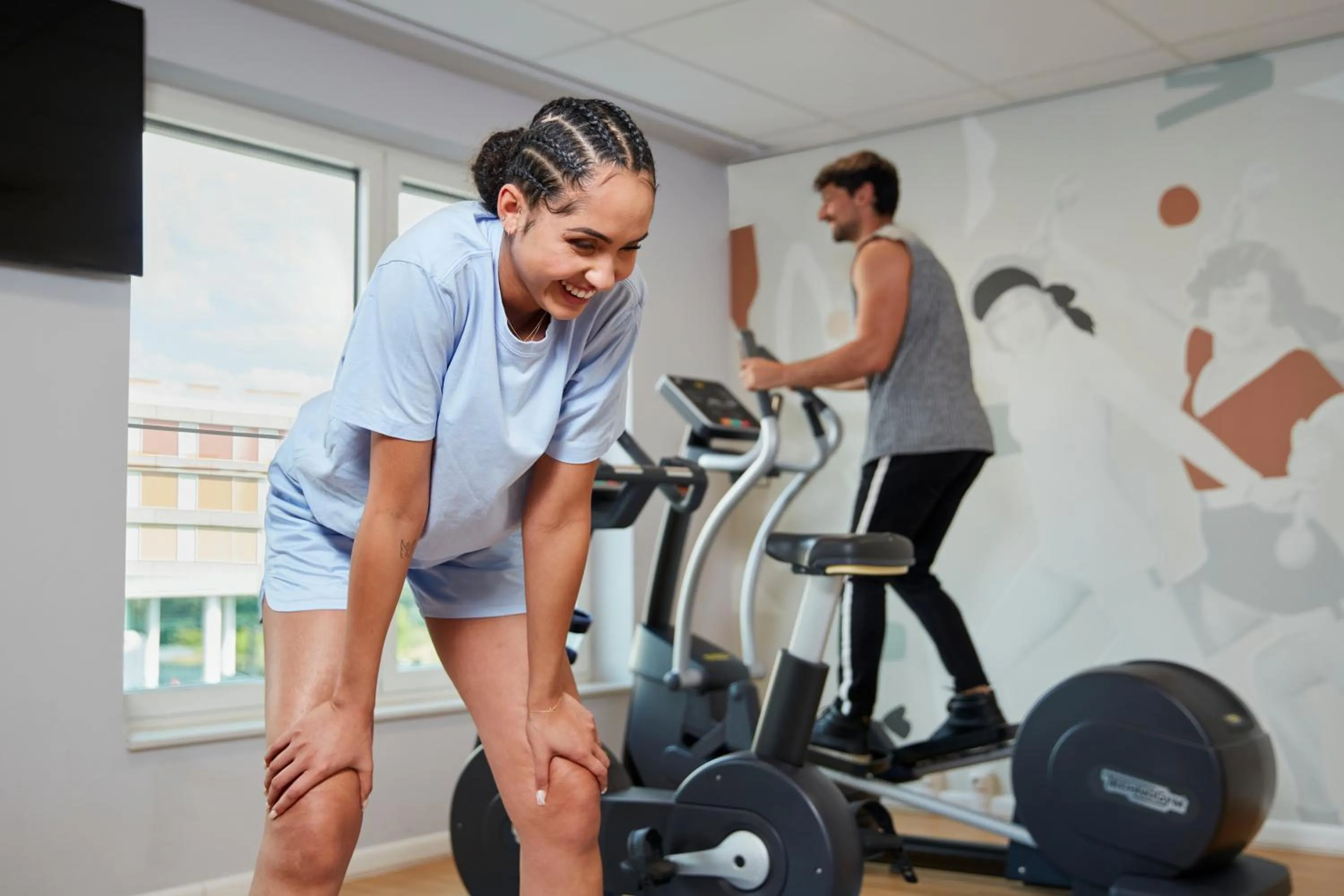 Fitness centre/facilities in Adagio access Brussels Delta