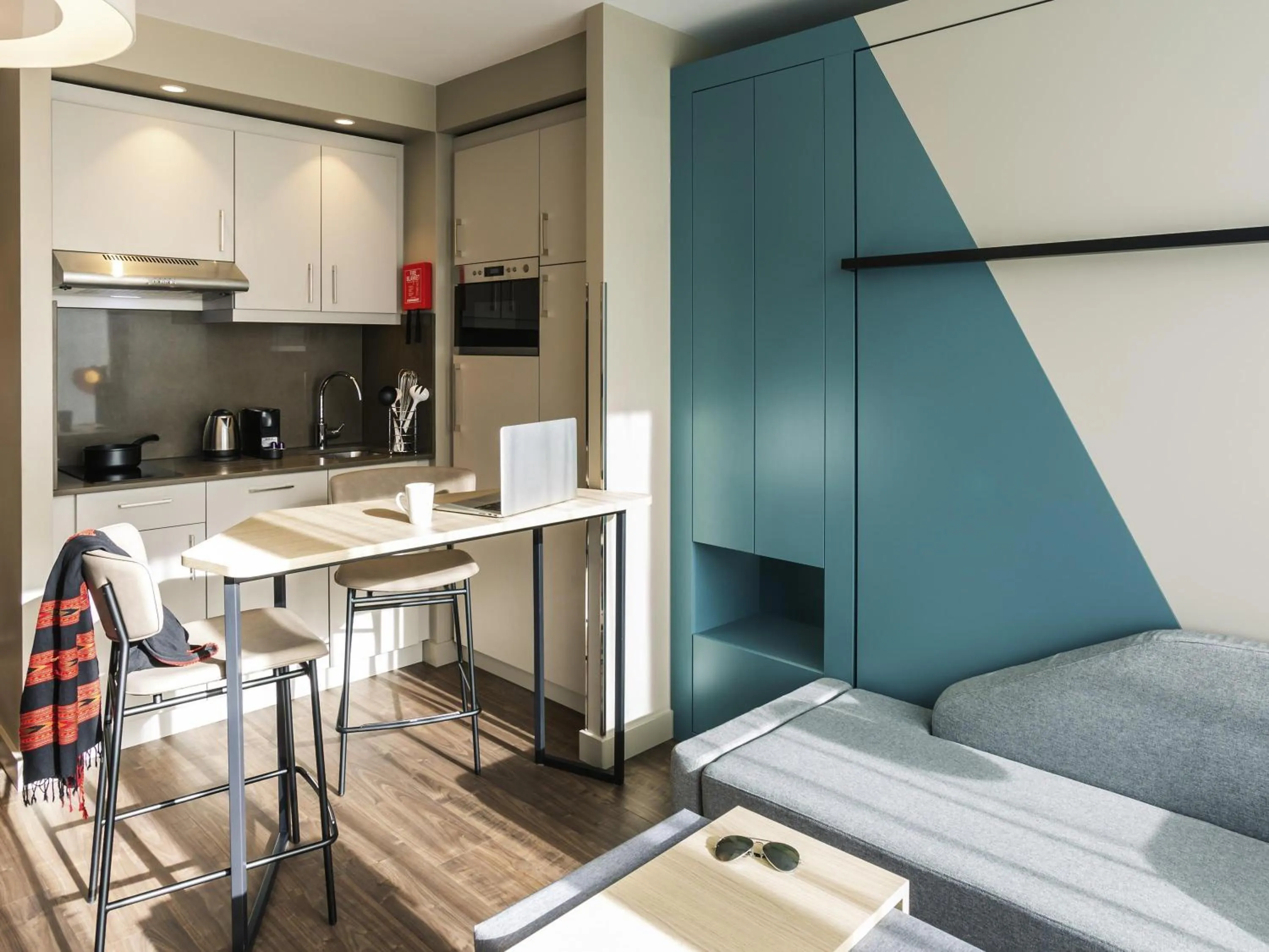 Bedroom in Aparthotel Adagio London Stratford